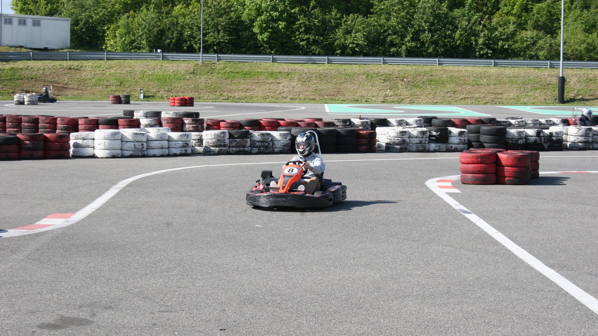 The first Gottwald fitters' go-kart race