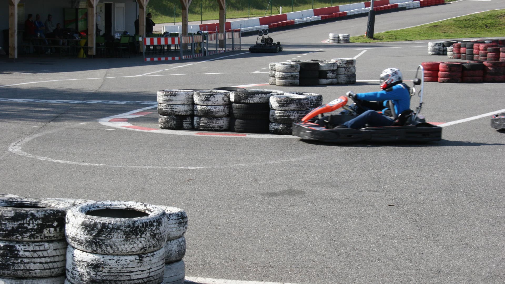 The first Gottwald fitters' go-kart race
