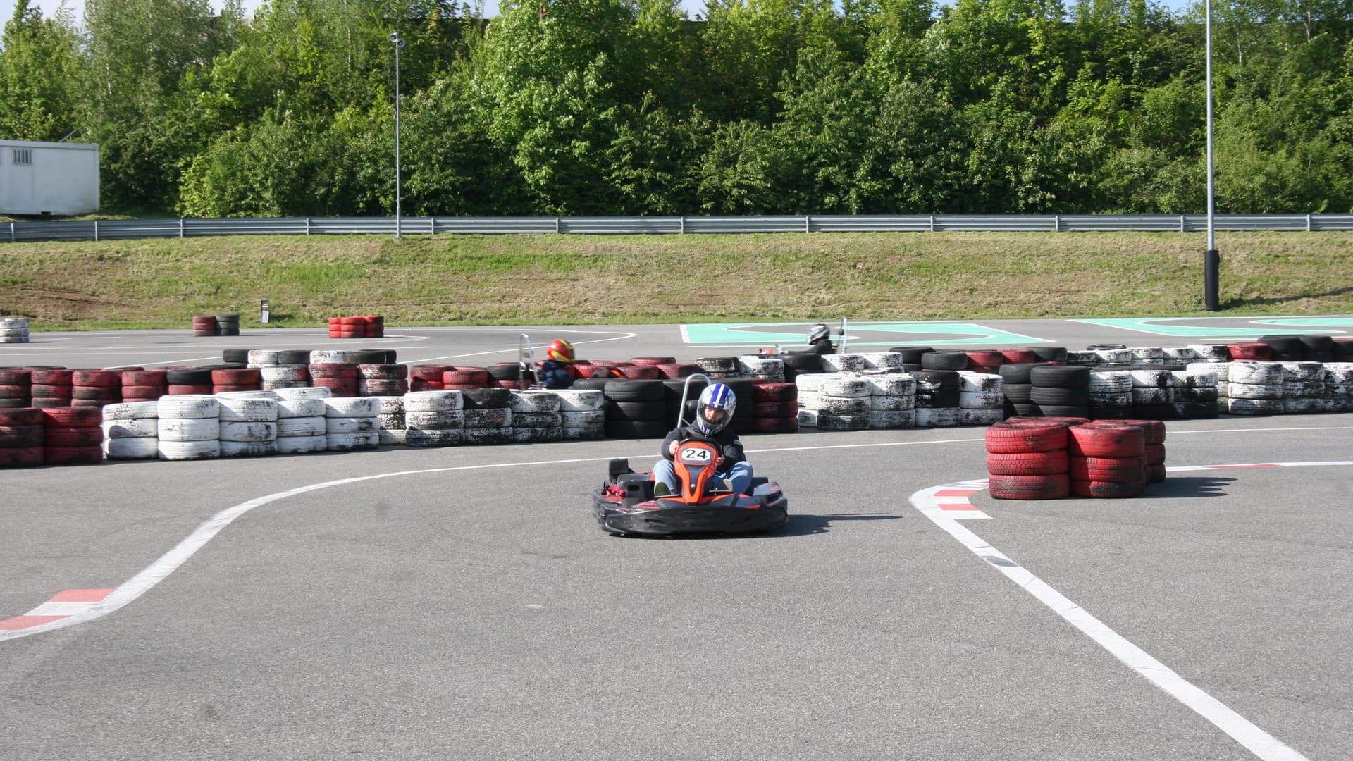 The first Gottwald fitters' go-kart race