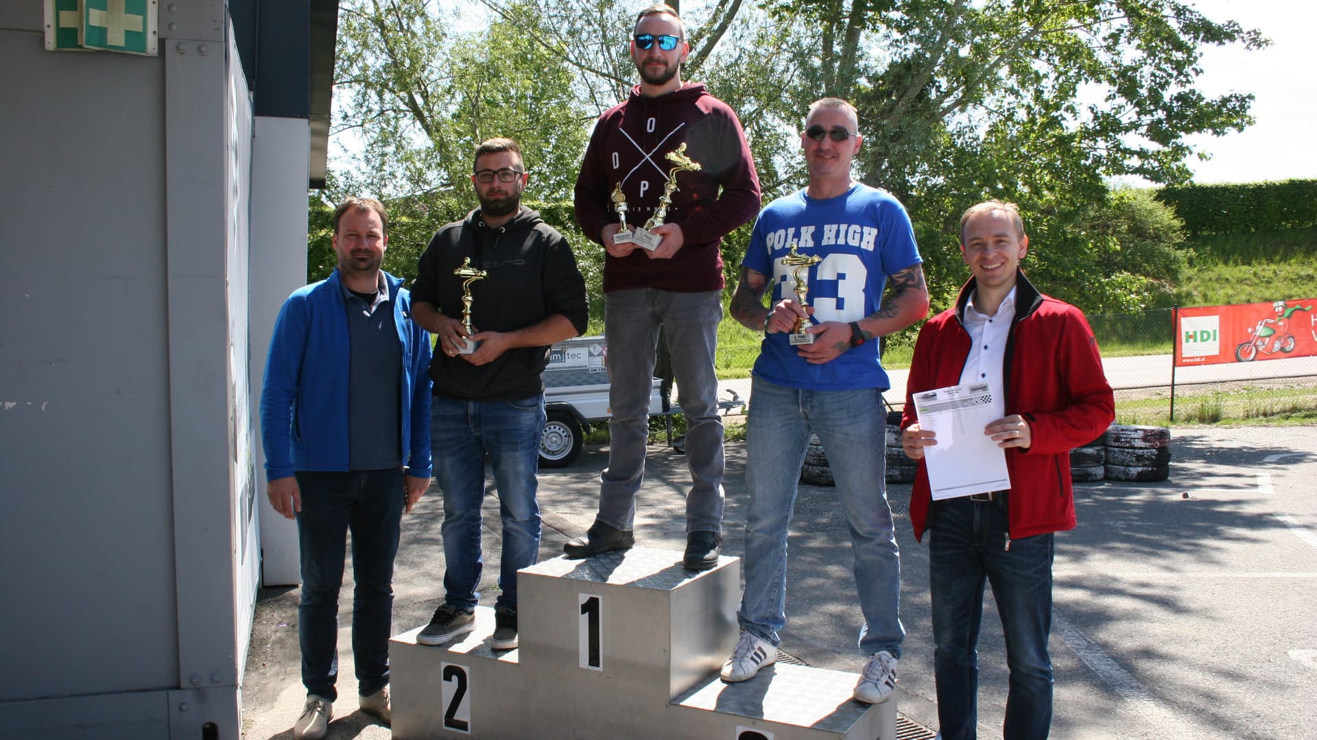 The first Gottwald fitters' go-kart race