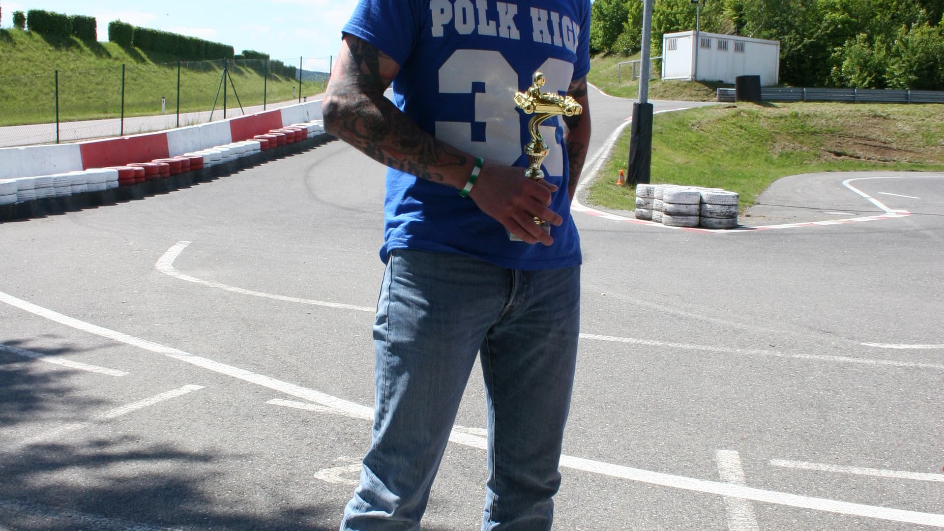 The first Gottwald fitters' go-kart race