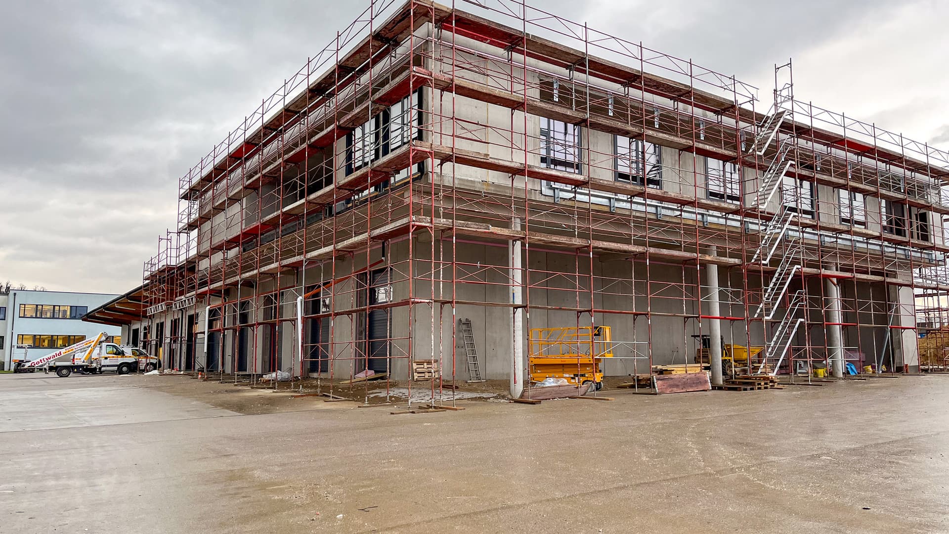 Extension of the Melk headquarters — construction progress