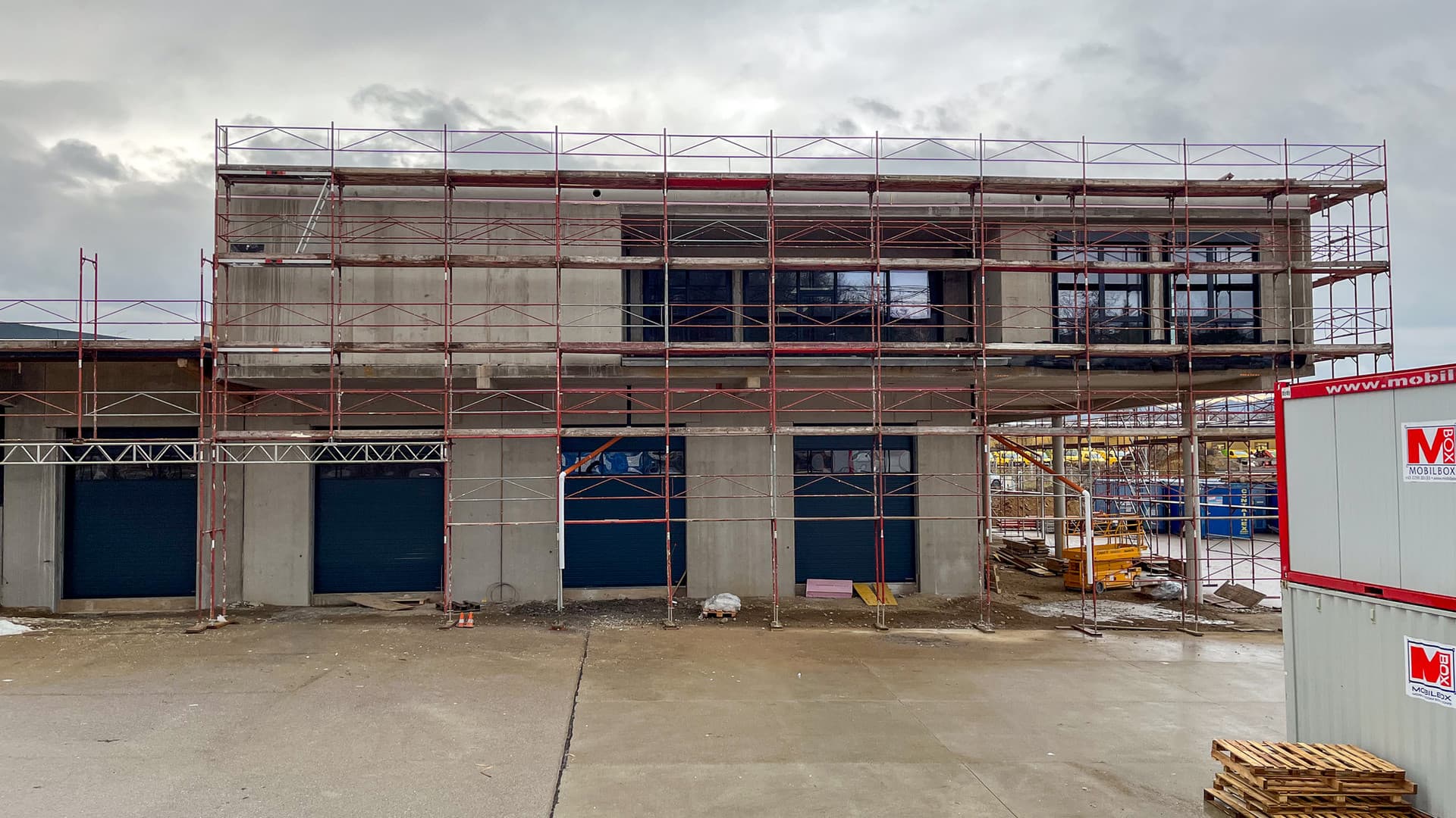 Extension of the Melk headquarters — construction progress