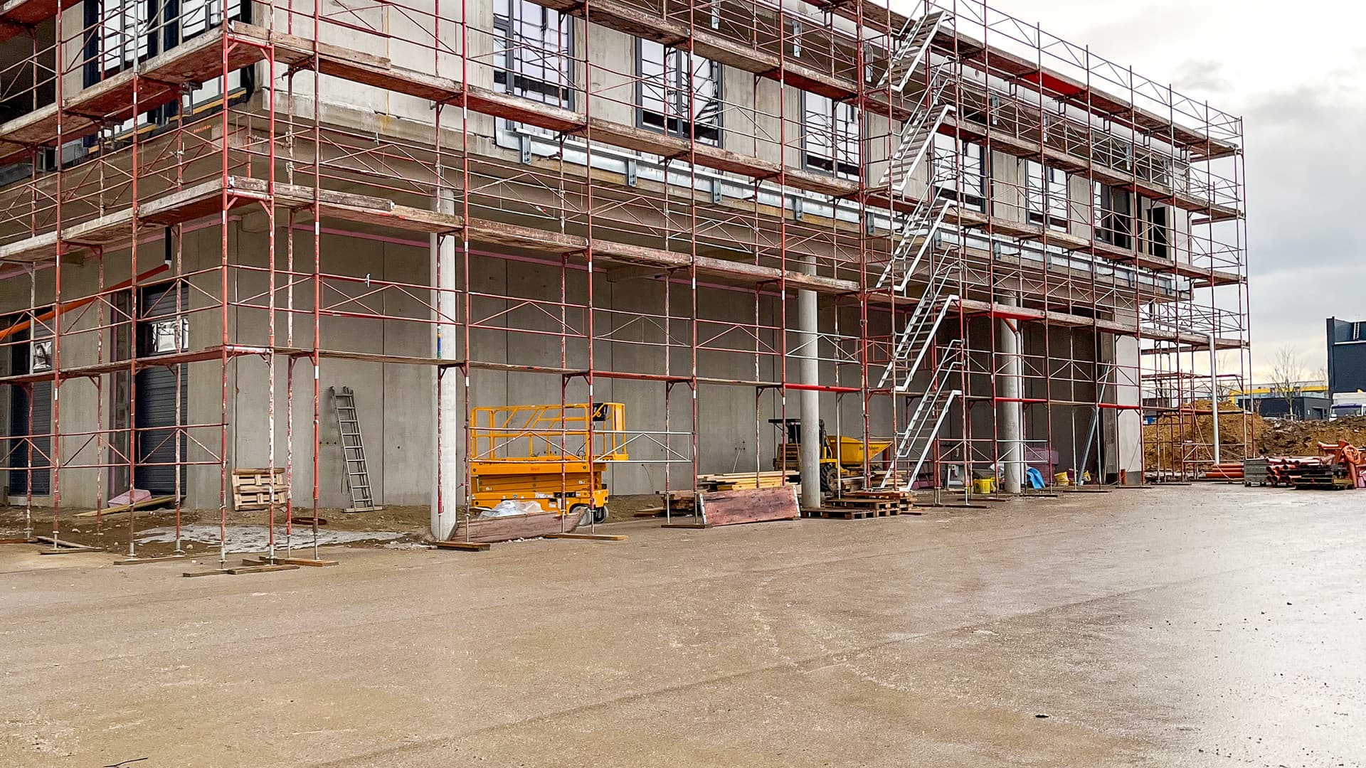 Extension of the Melk headquarters — construction progress