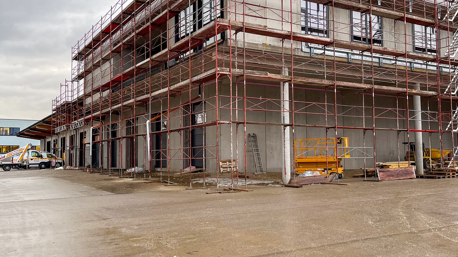 Extension of the Melk headquarters — construction progress