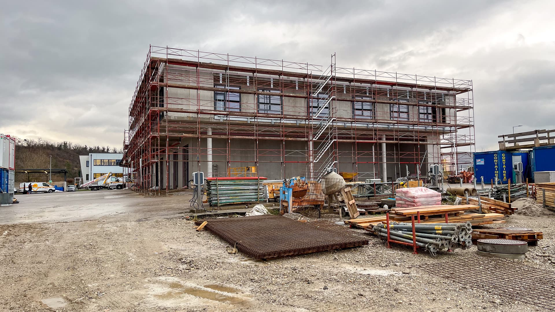 Extension of the Melk headquarters — construction progress