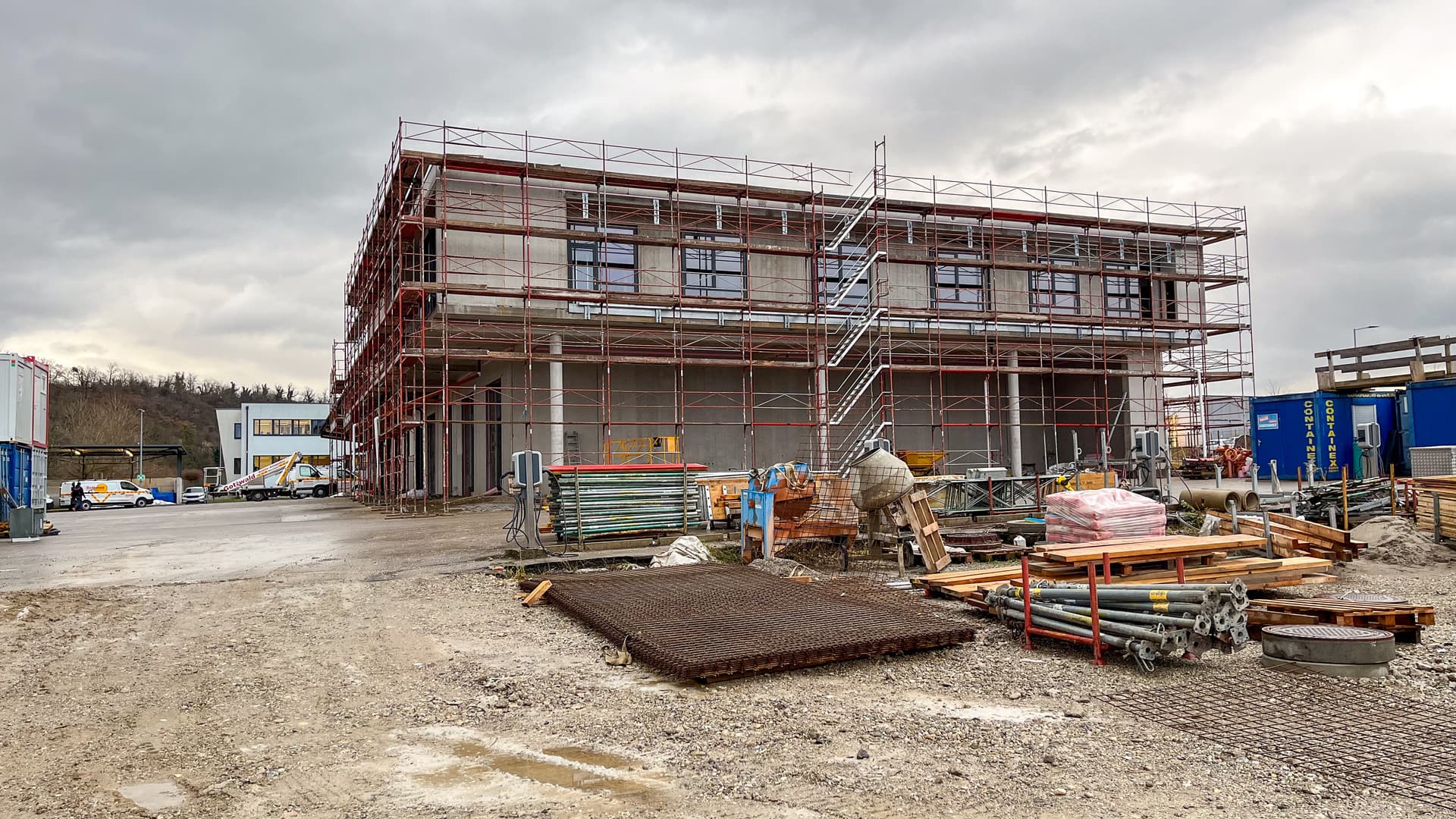 Extension of the Melk headquarters — construction progress
