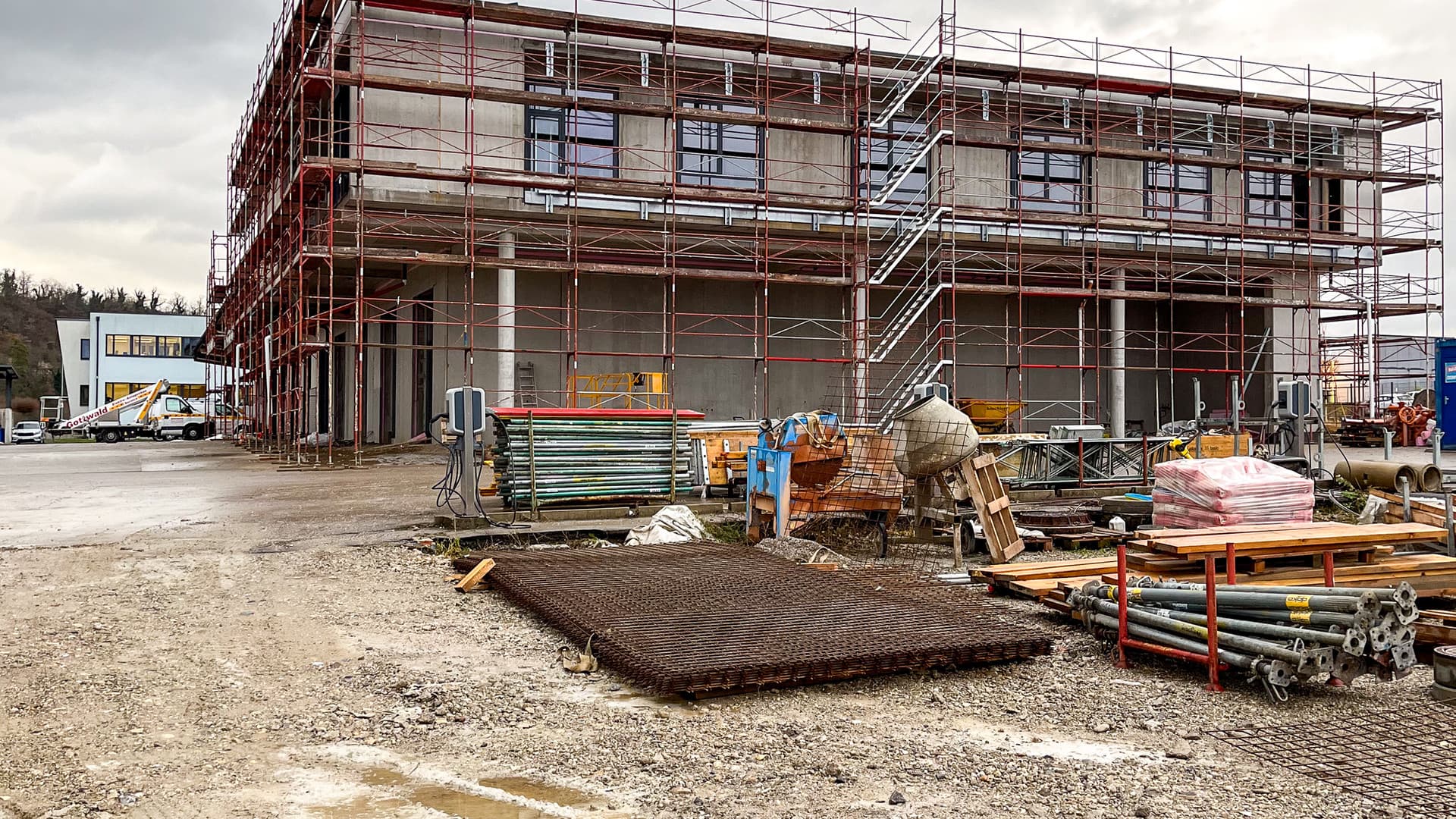 Extension of the Melk headquarters — construction progress