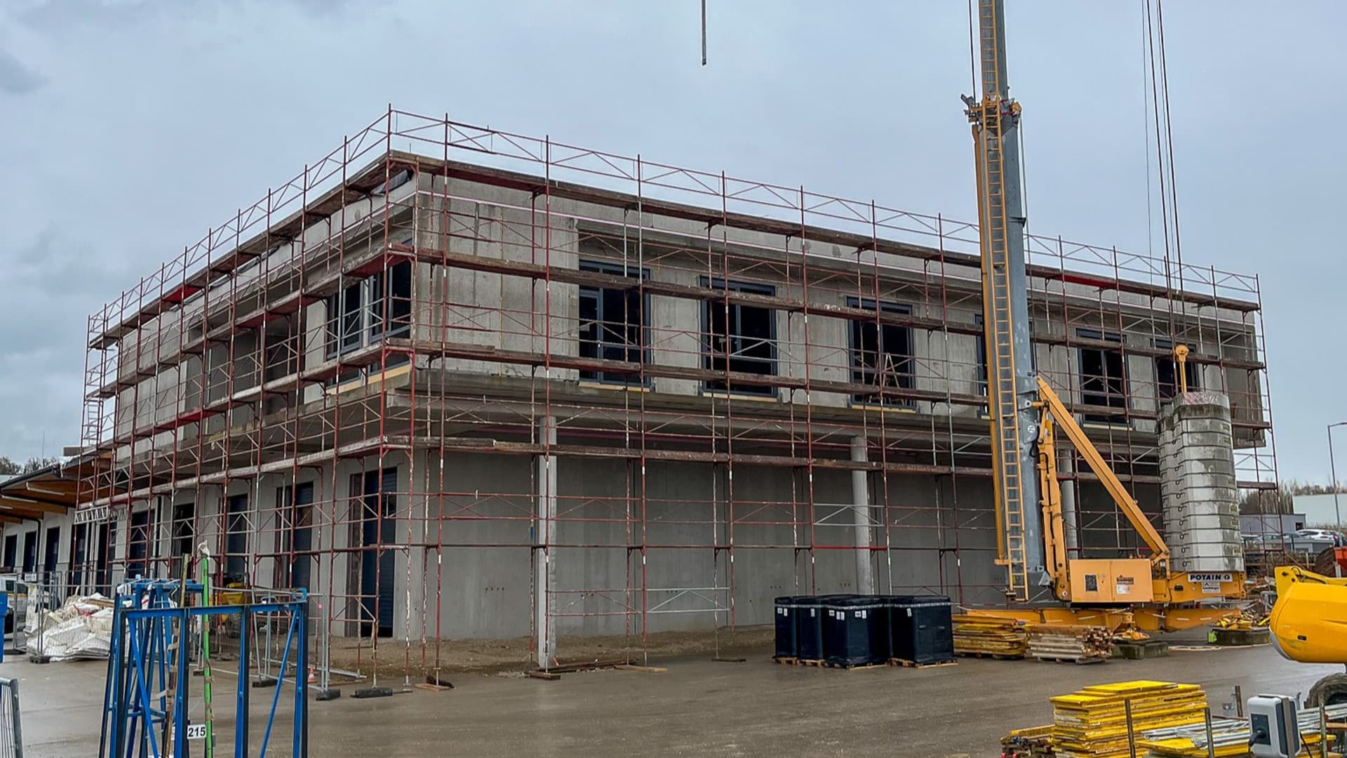Extension of the Melk headquarters — construction progress