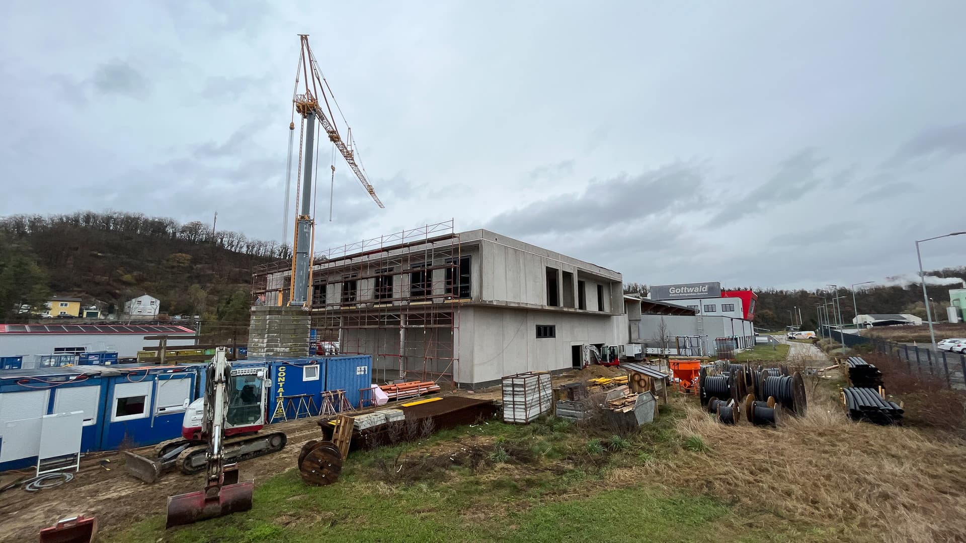 Extension of the Melk headquarters — construction progress