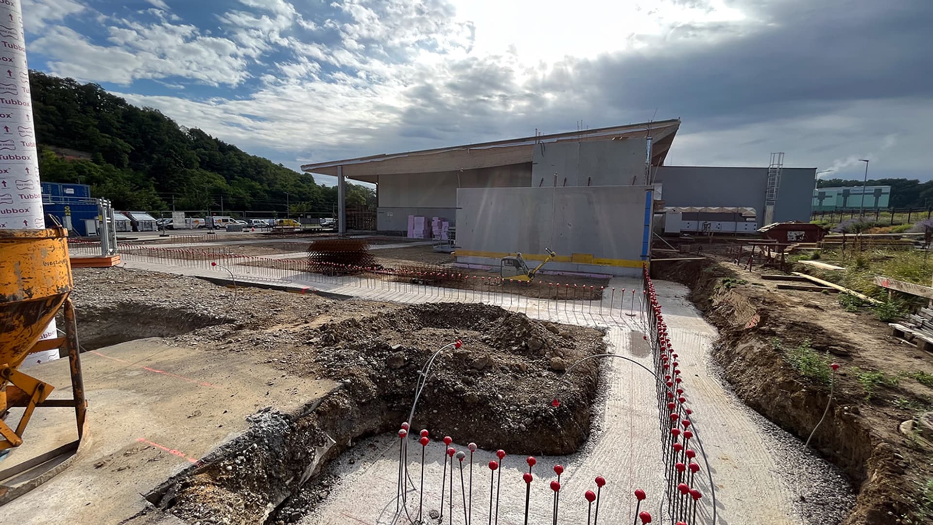 Extension of the Melk headquarters — construction progress