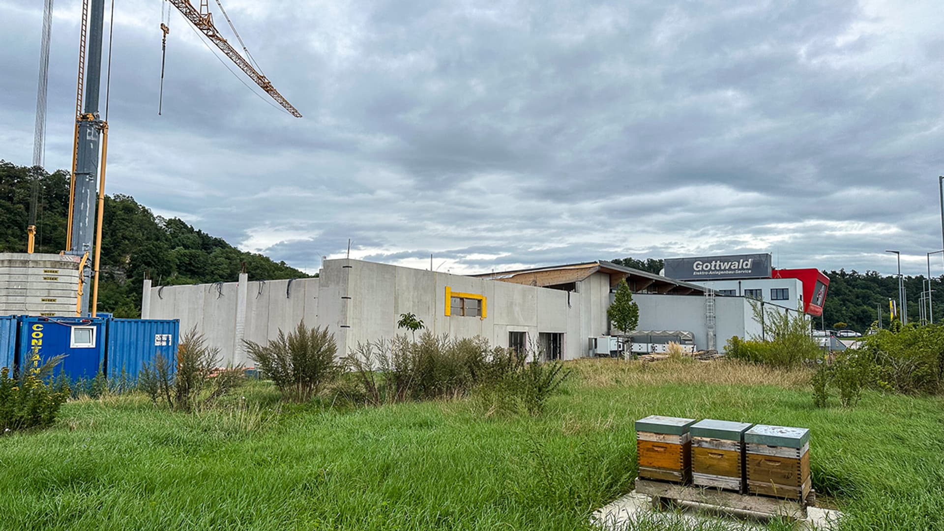 Extension of the Melk headquarters — construction progress