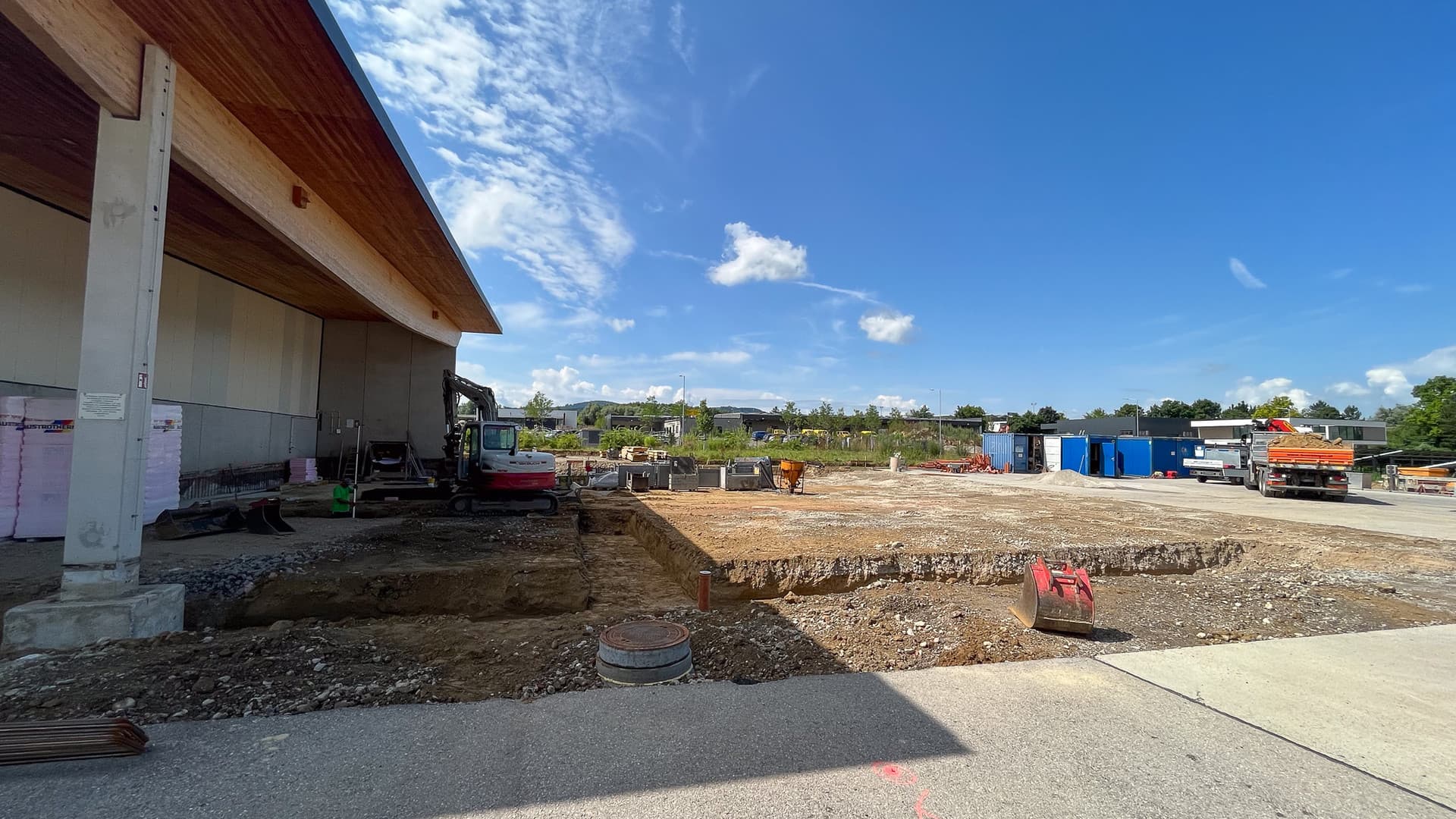 Extension of the Melk headquarters — construction progress
