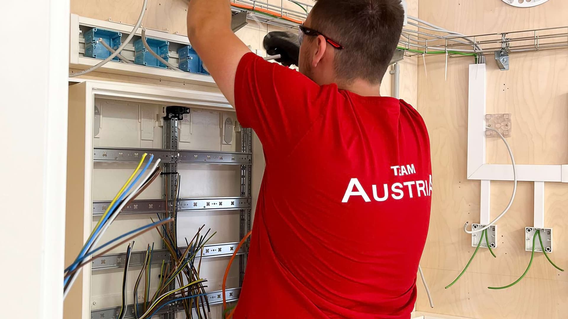EuroSkills 2023 – Florian in full training