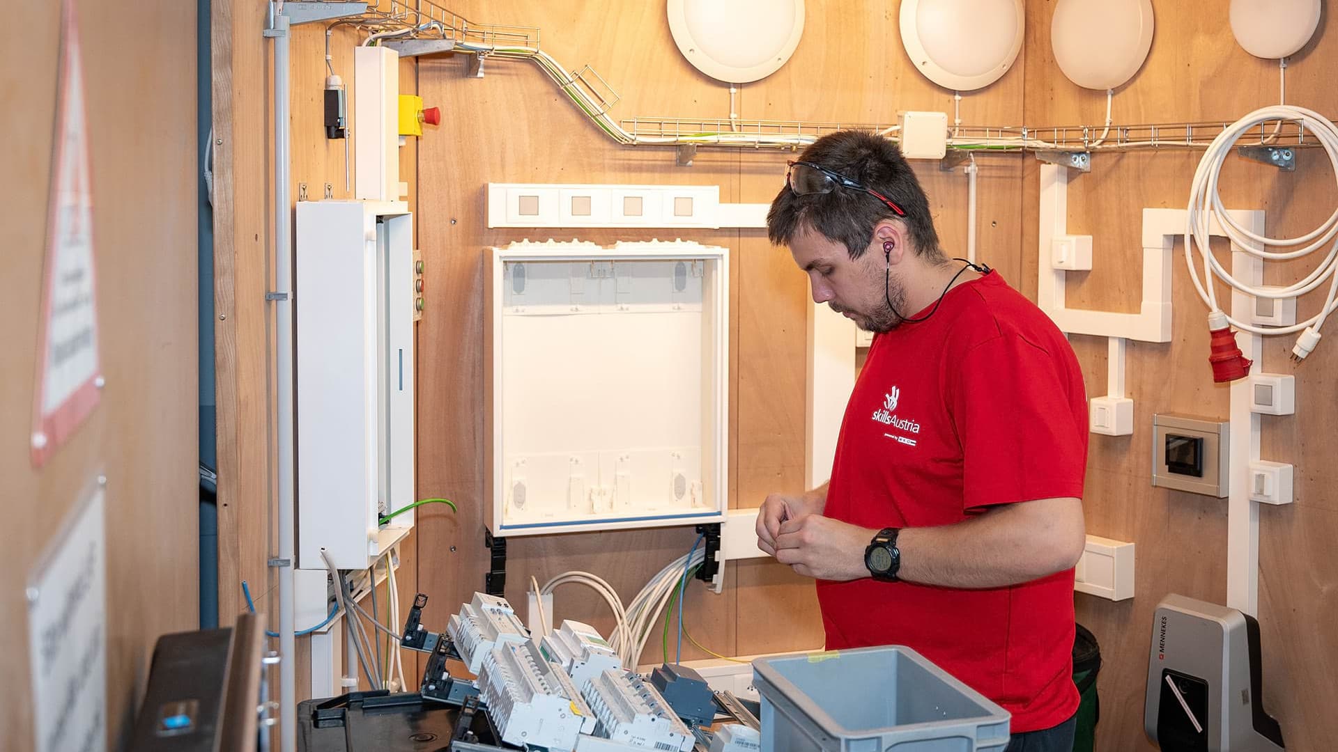EuroSkills 2023 – Florian in full training