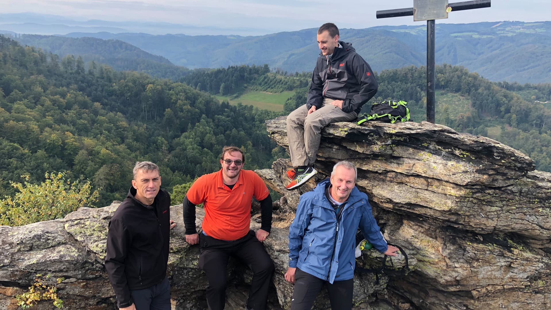 Company hike on the World Heritage Trail in the Wachau