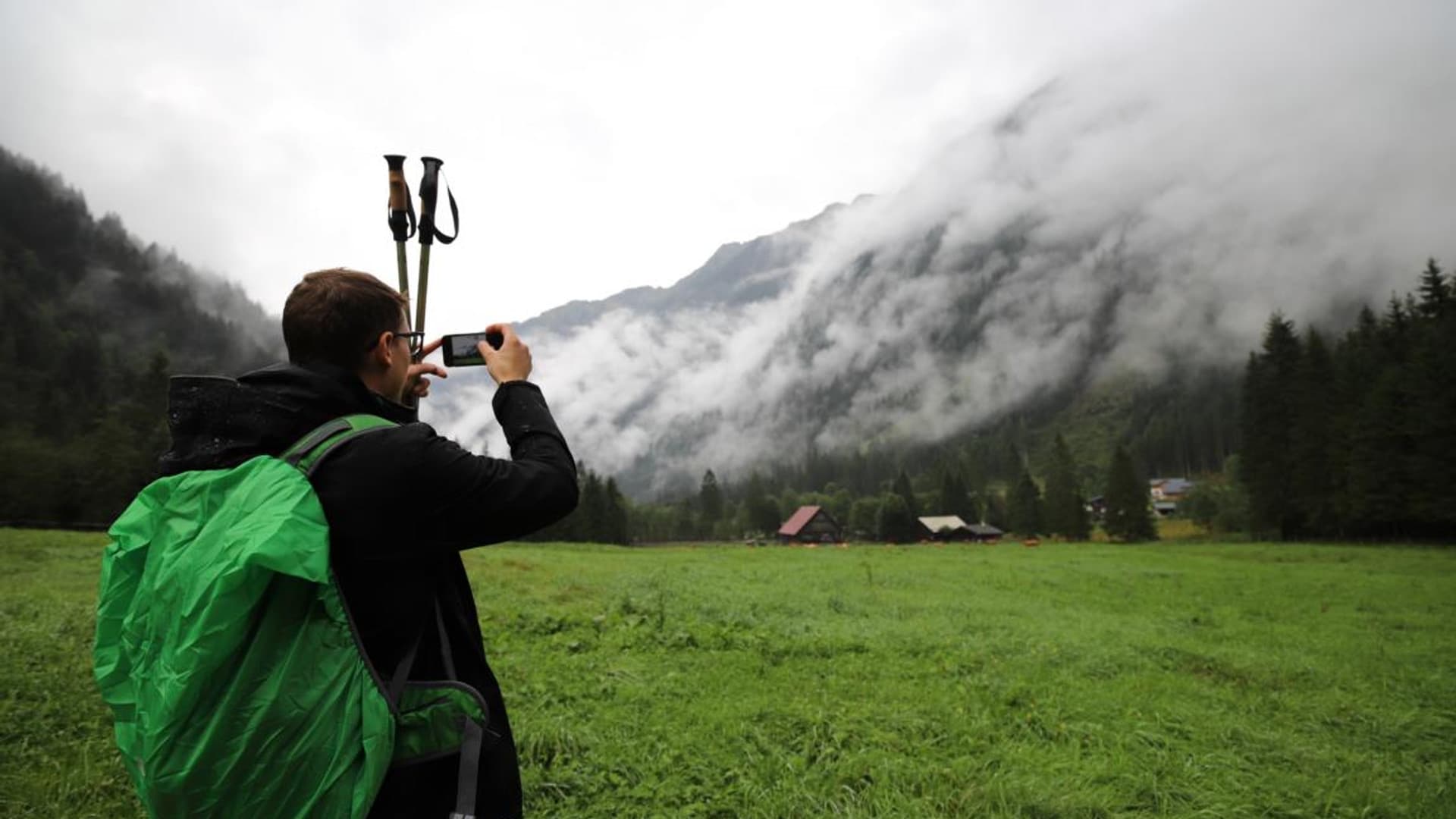 Company hike with Felix Gottwald