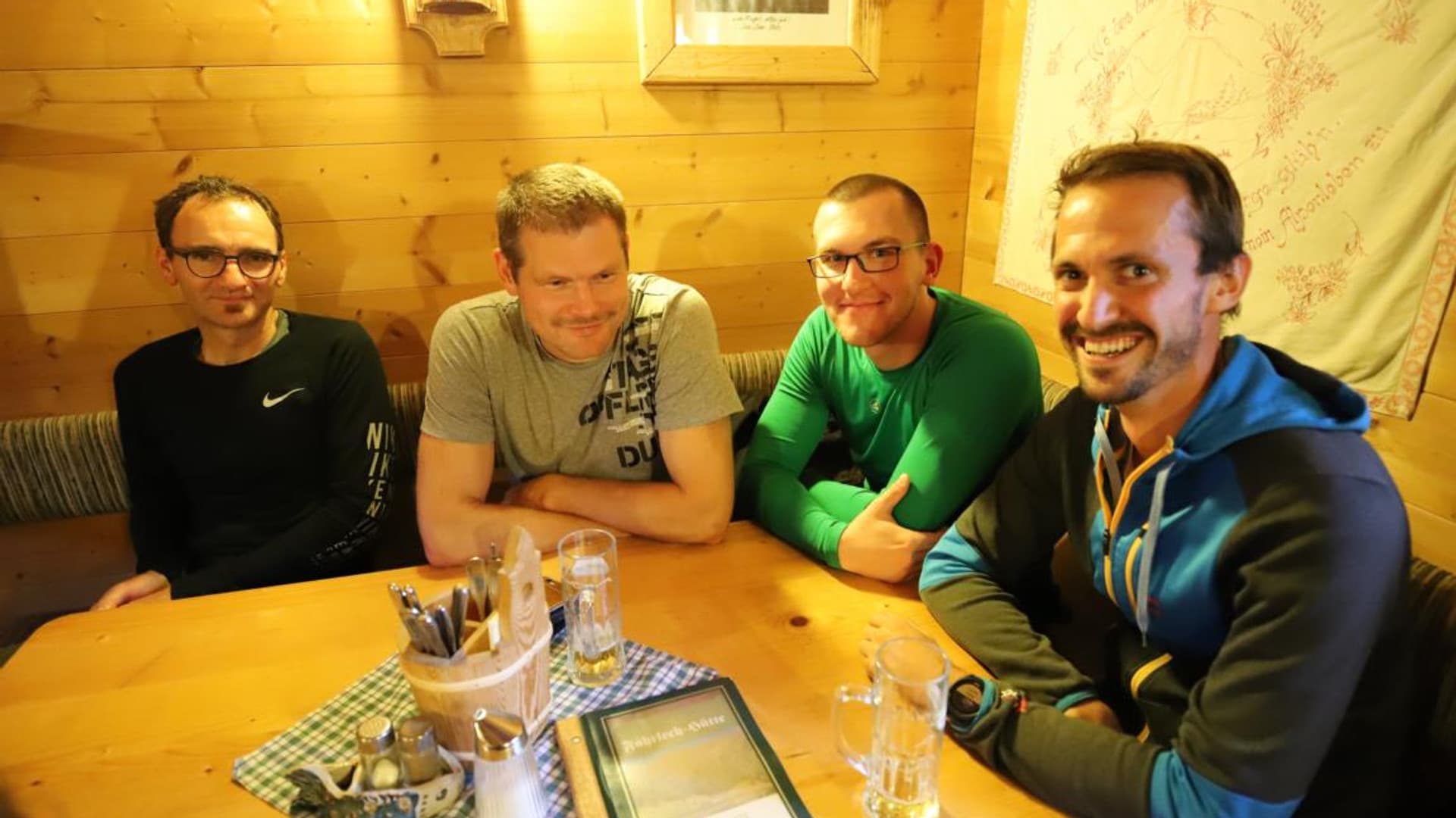 Company hike with Felix Gottwald