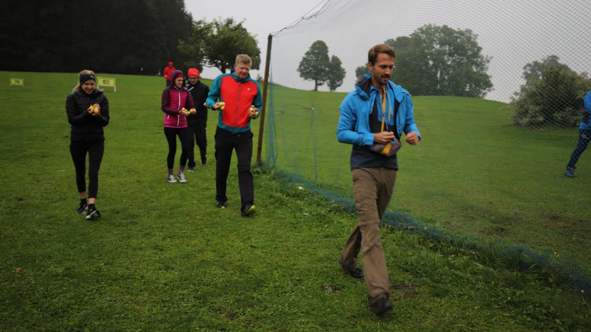 Company hike with Felix Gottwald