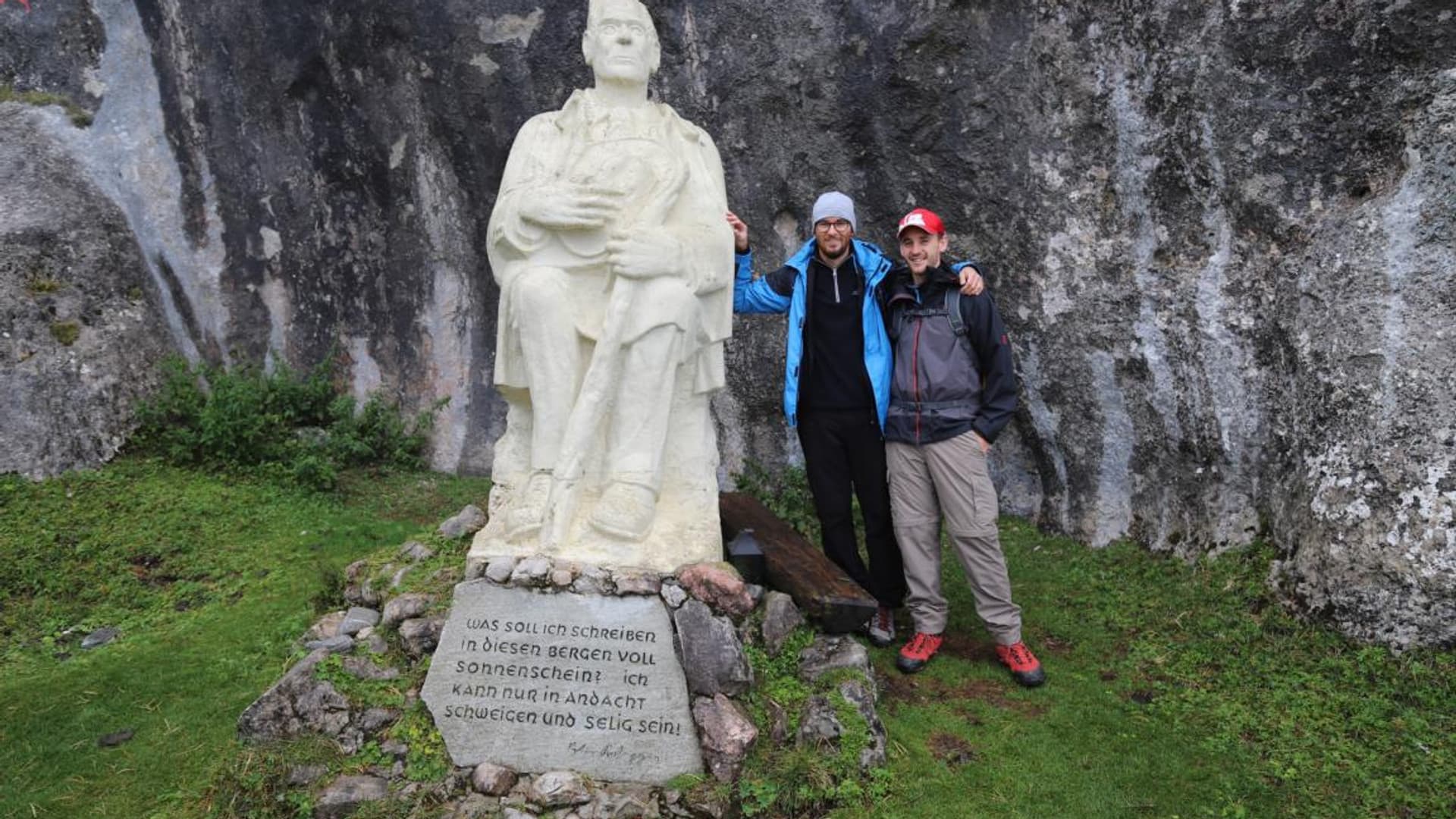 Company hike with Felix Gottwald