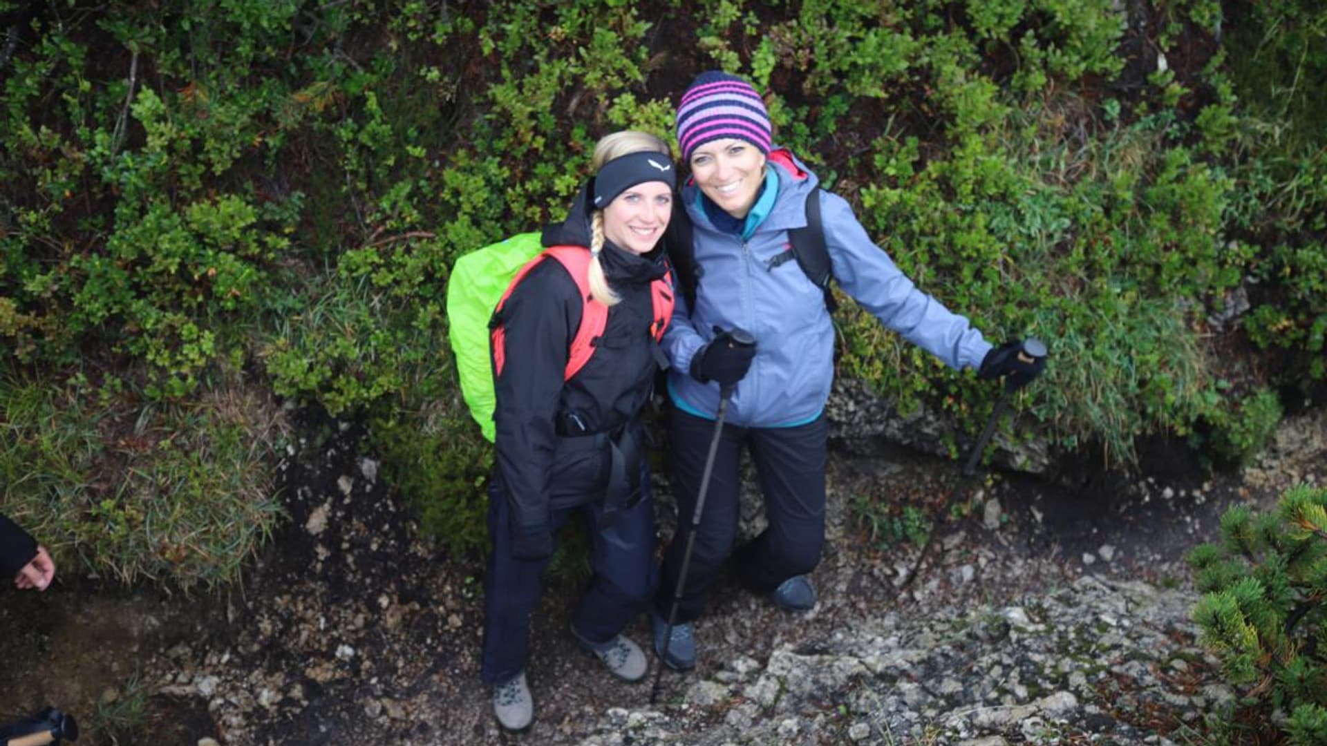 Company hike with Felix Gottwald