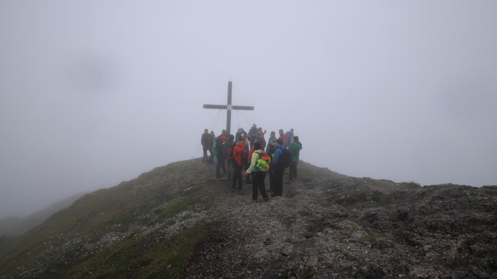 Company hike with Felix Gottwald