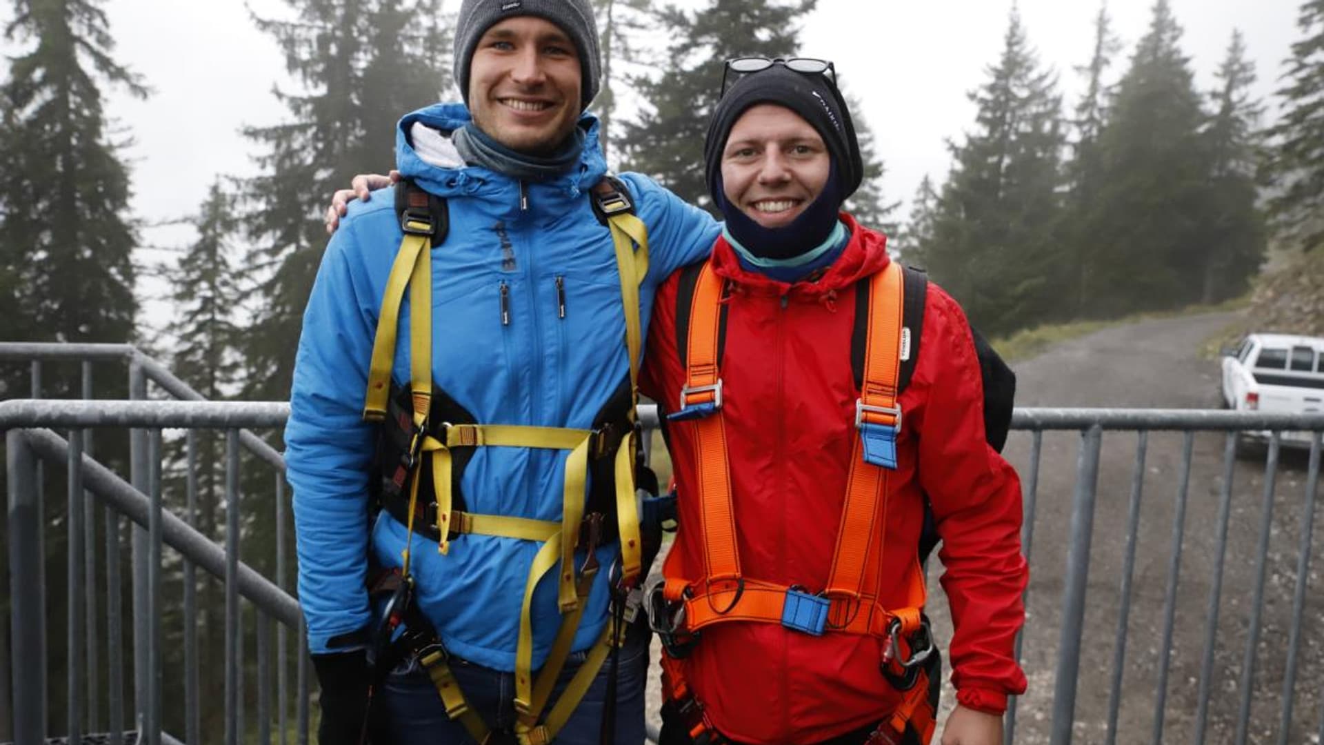 Company hike with Felix Gottwald