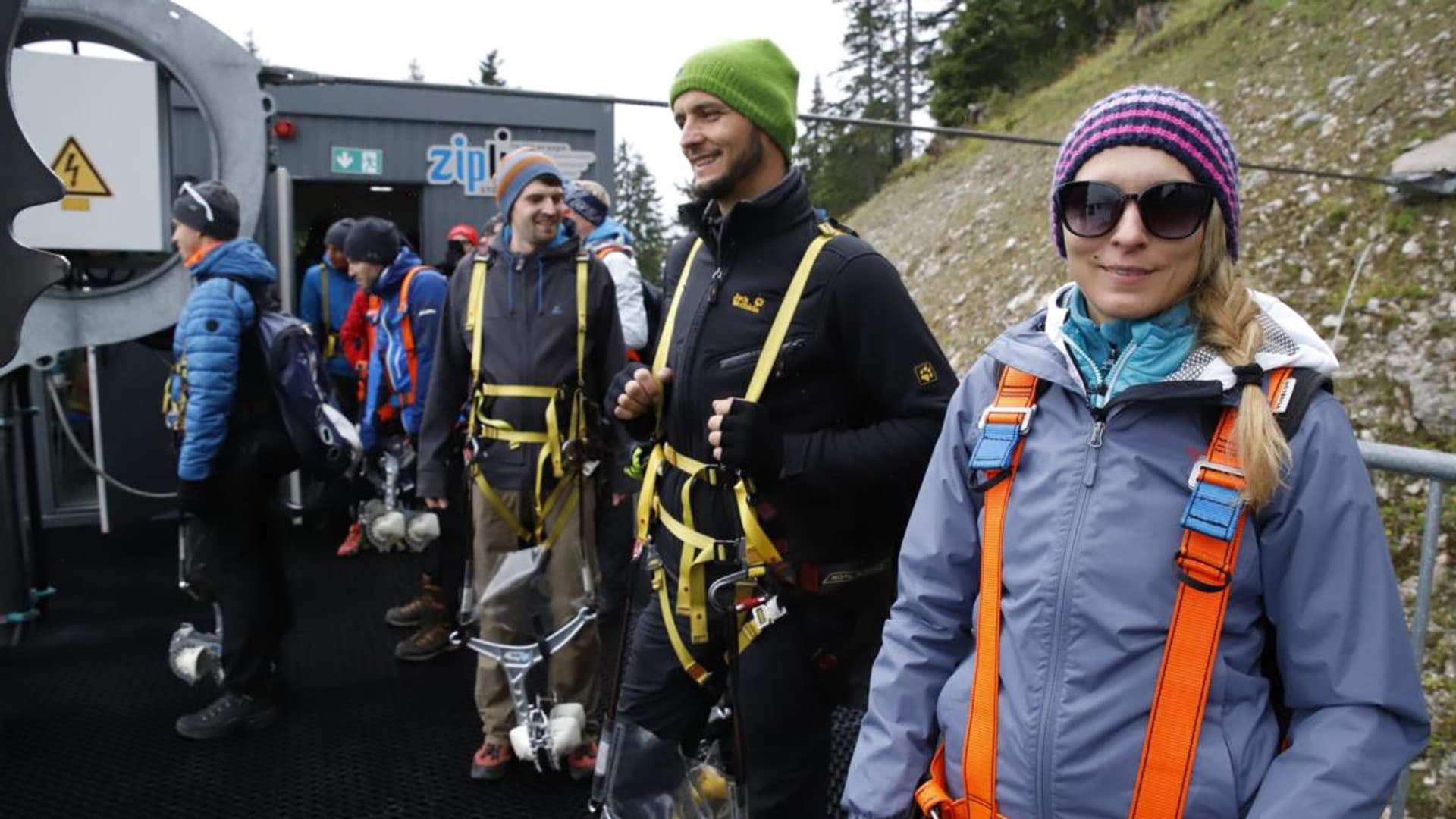 Company hike with Felix Gottwald