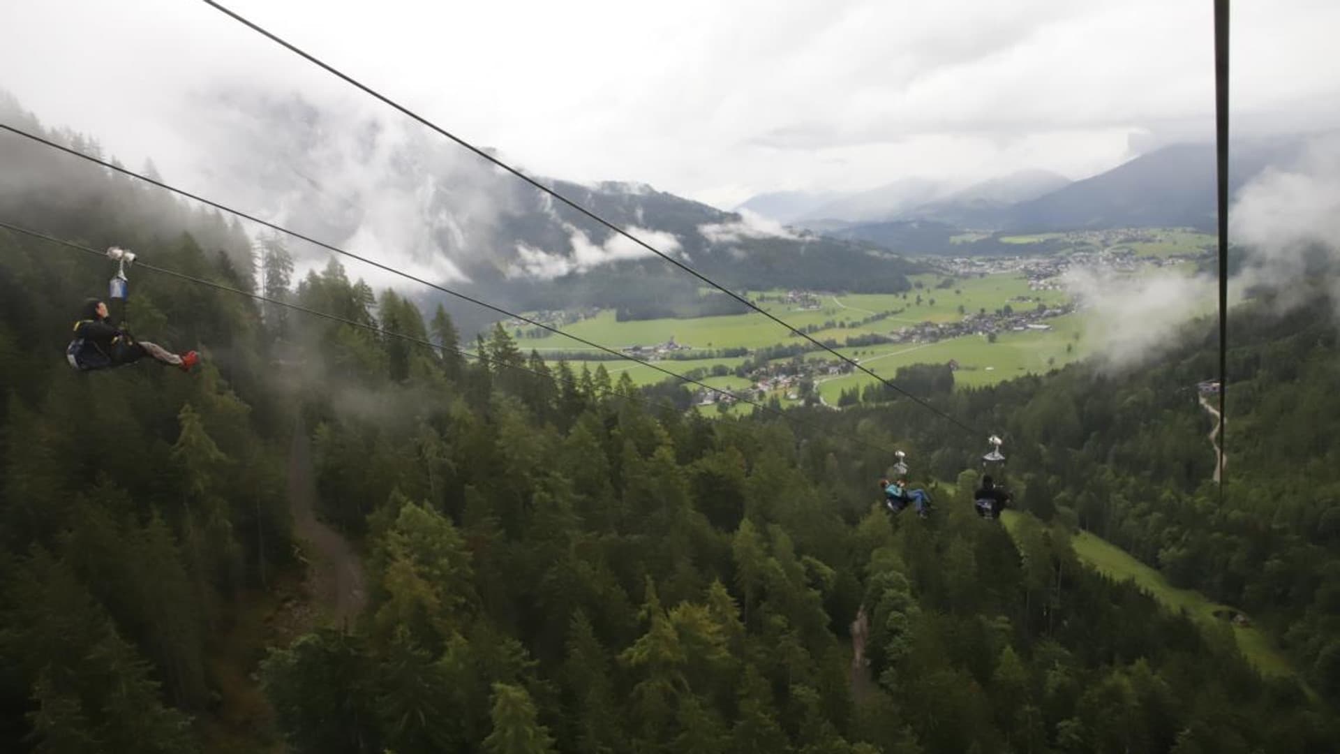 Company hike with Felix Gottwald