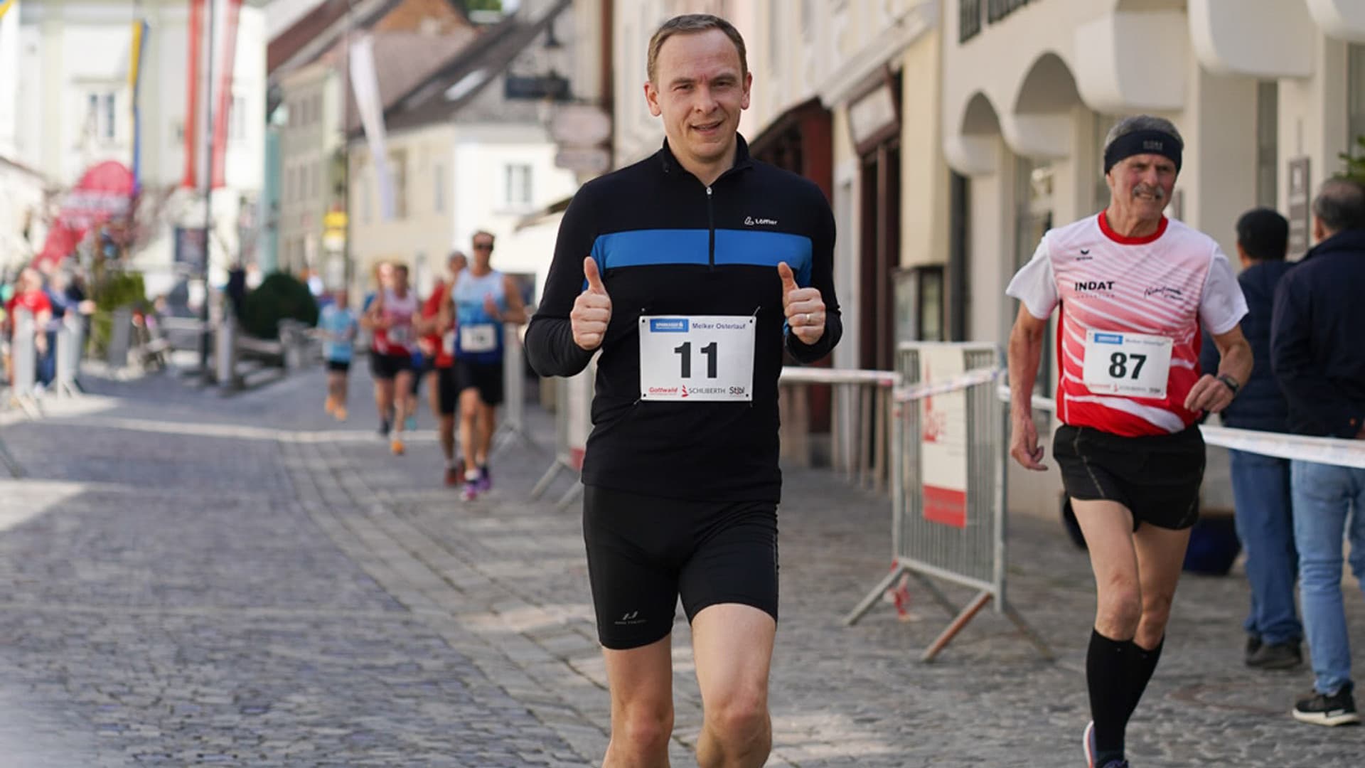 Gottwald beim 39. Melker Osterlauf