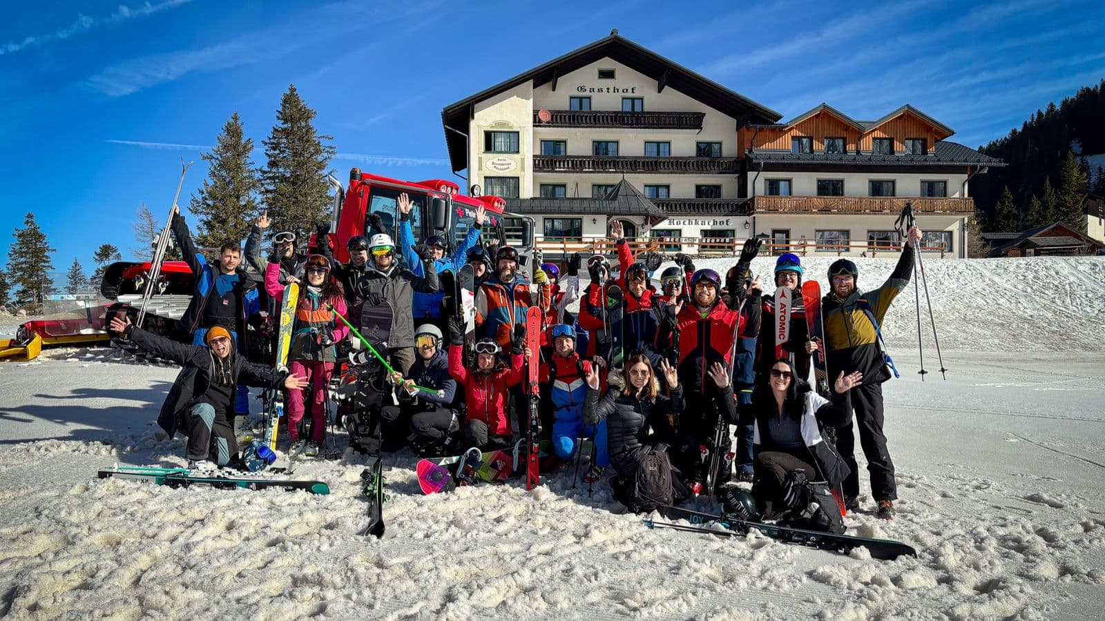 Gottwald company ski day 2024 – fine food meets skiing