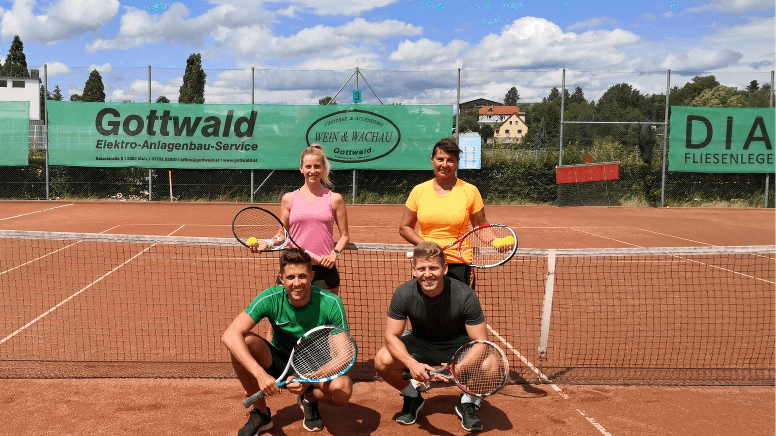 Gottwald's tennis legends take over UTC Melk