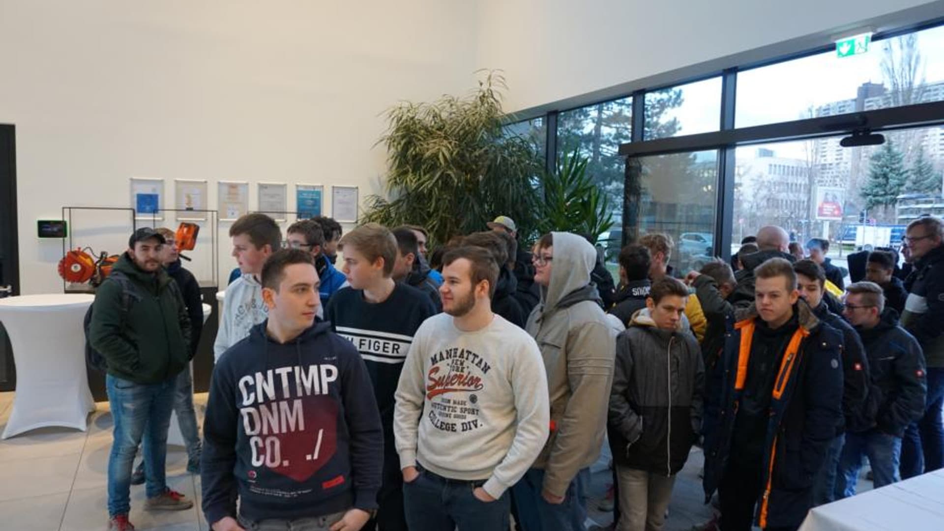 Our apprentices at the Hilti headquarters