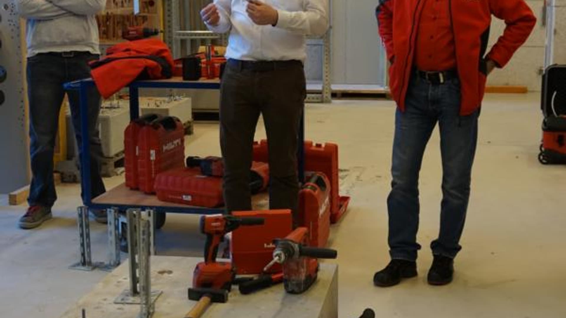 Our apprentices at the Hilti headquarters
