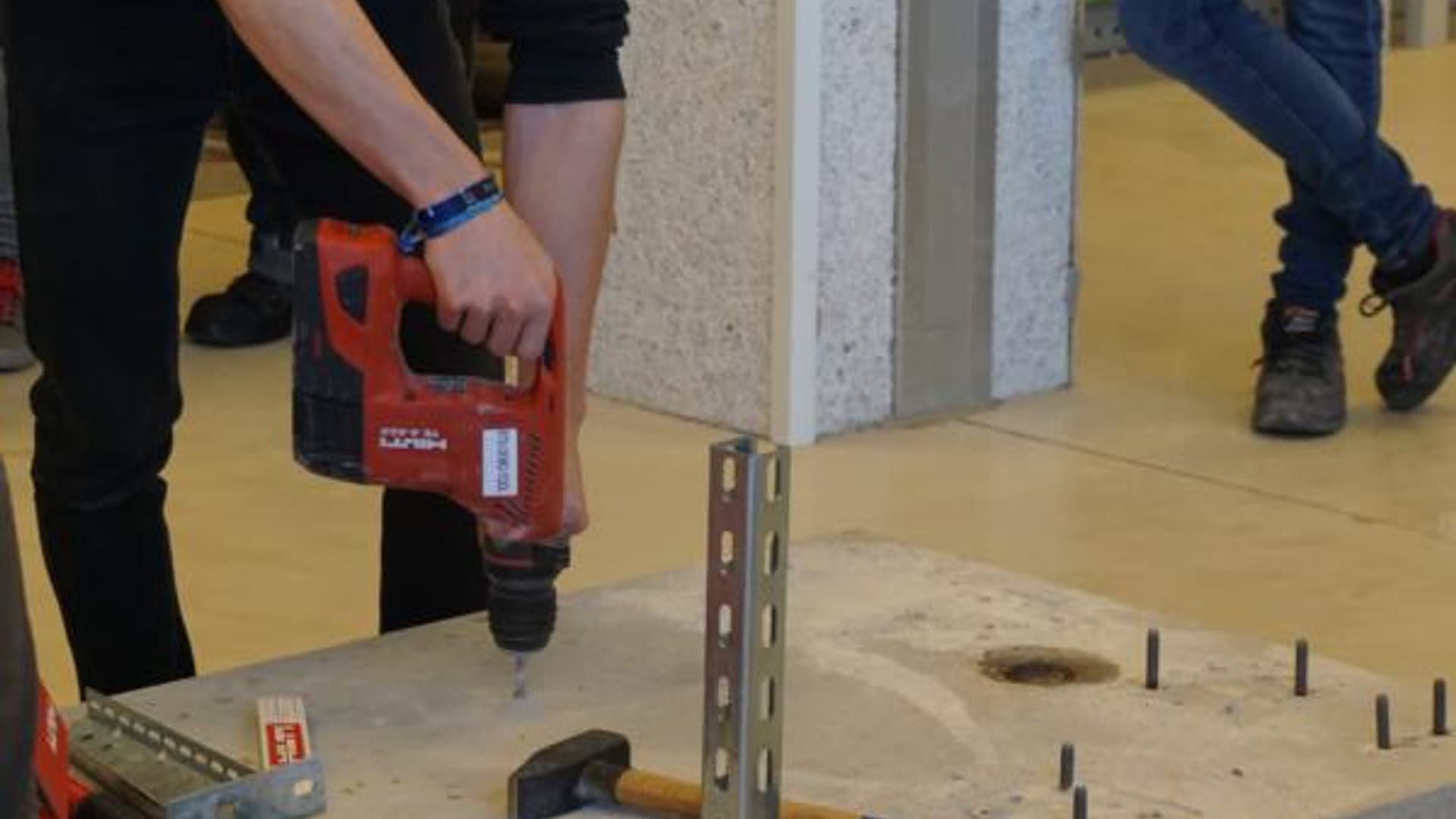Our apprentices at the Hilti headquarters
