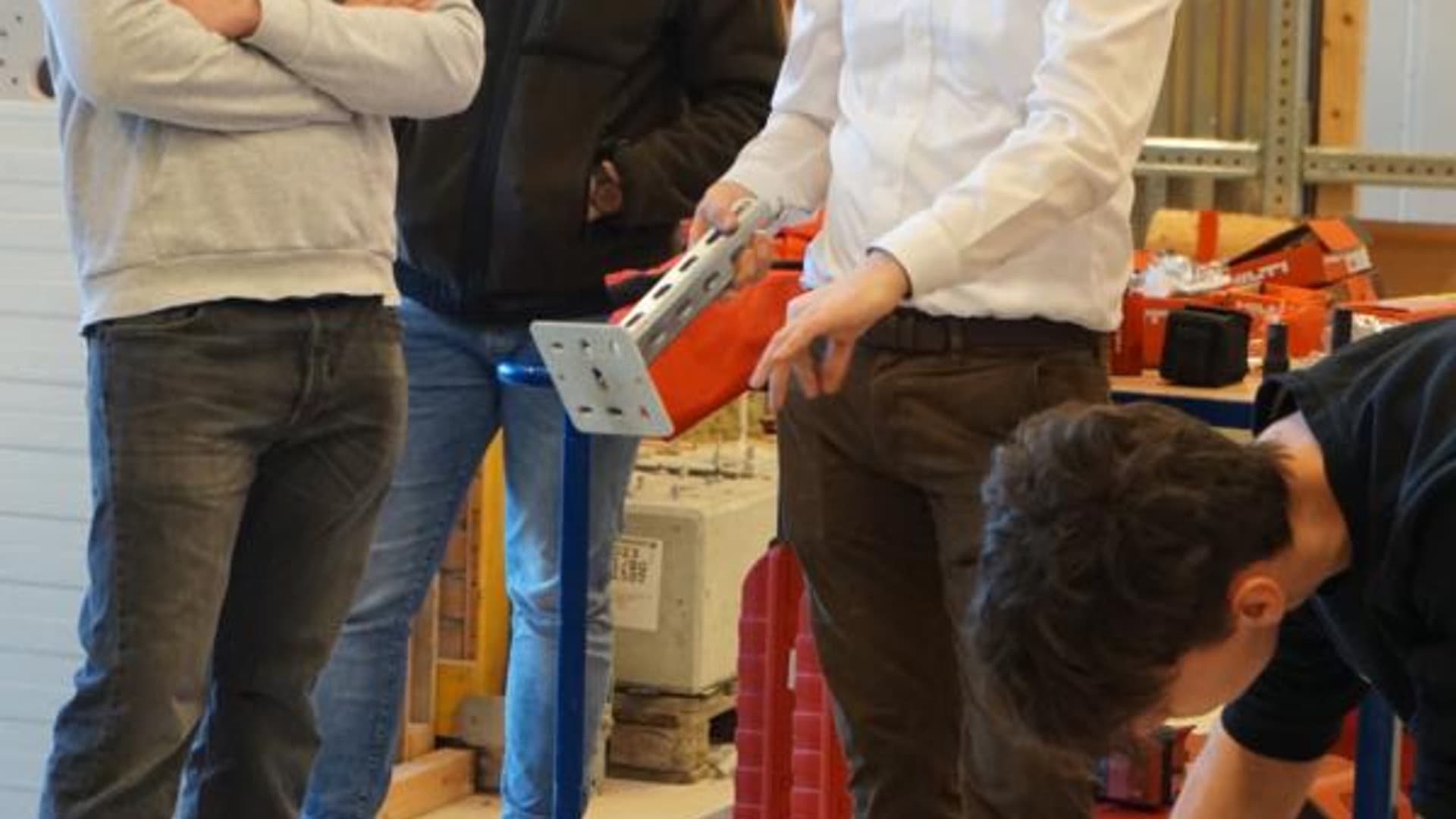 Our apprentices at the Hilti headquarters