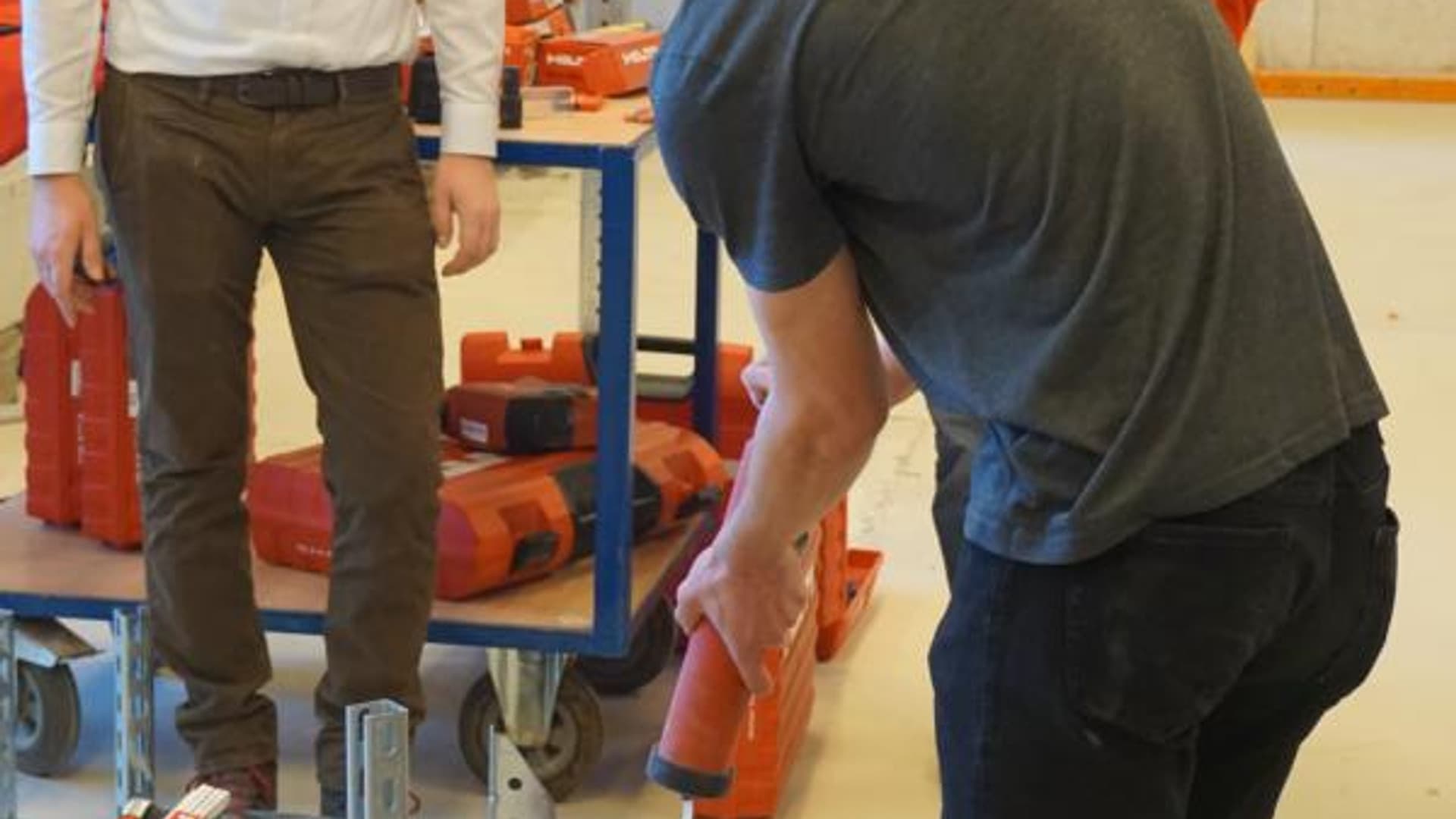 Our apprentices at the Hilti headquarters