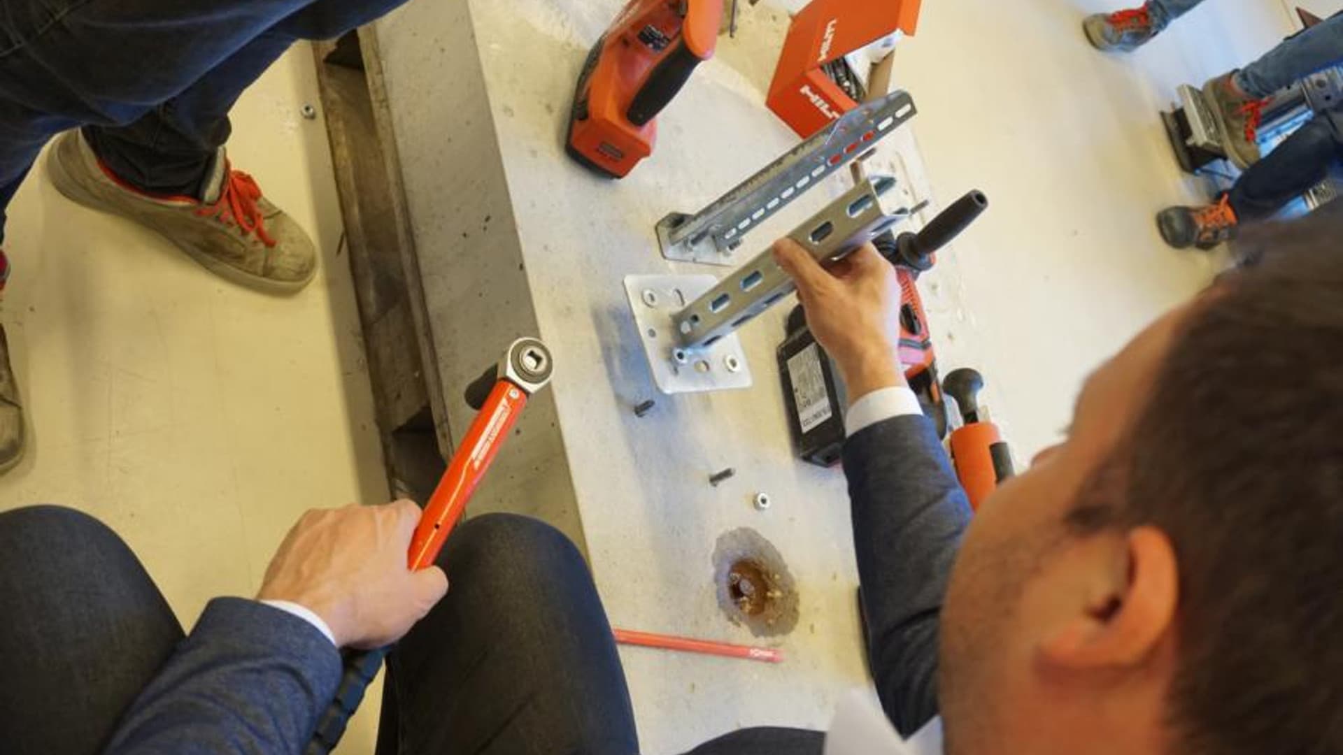Our apprentices at the Hilti headquarters