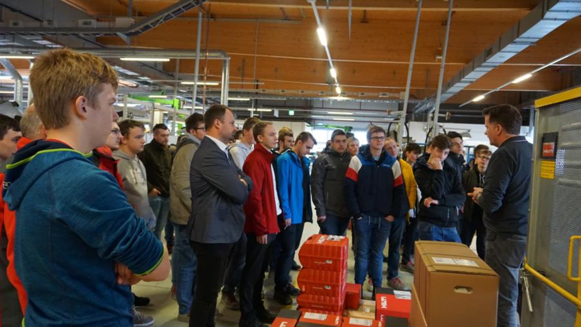 Our apprentices at the Hilti headquarters