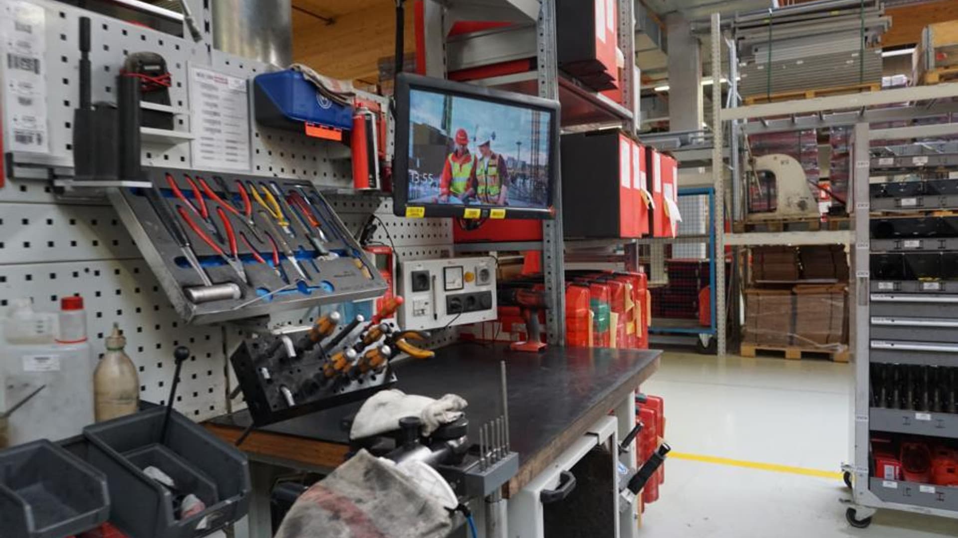 Our apprentices at the Hilti headquarters