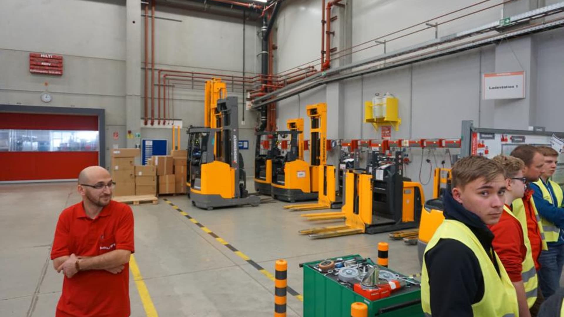 Our apprentices at the Hilti headquarters