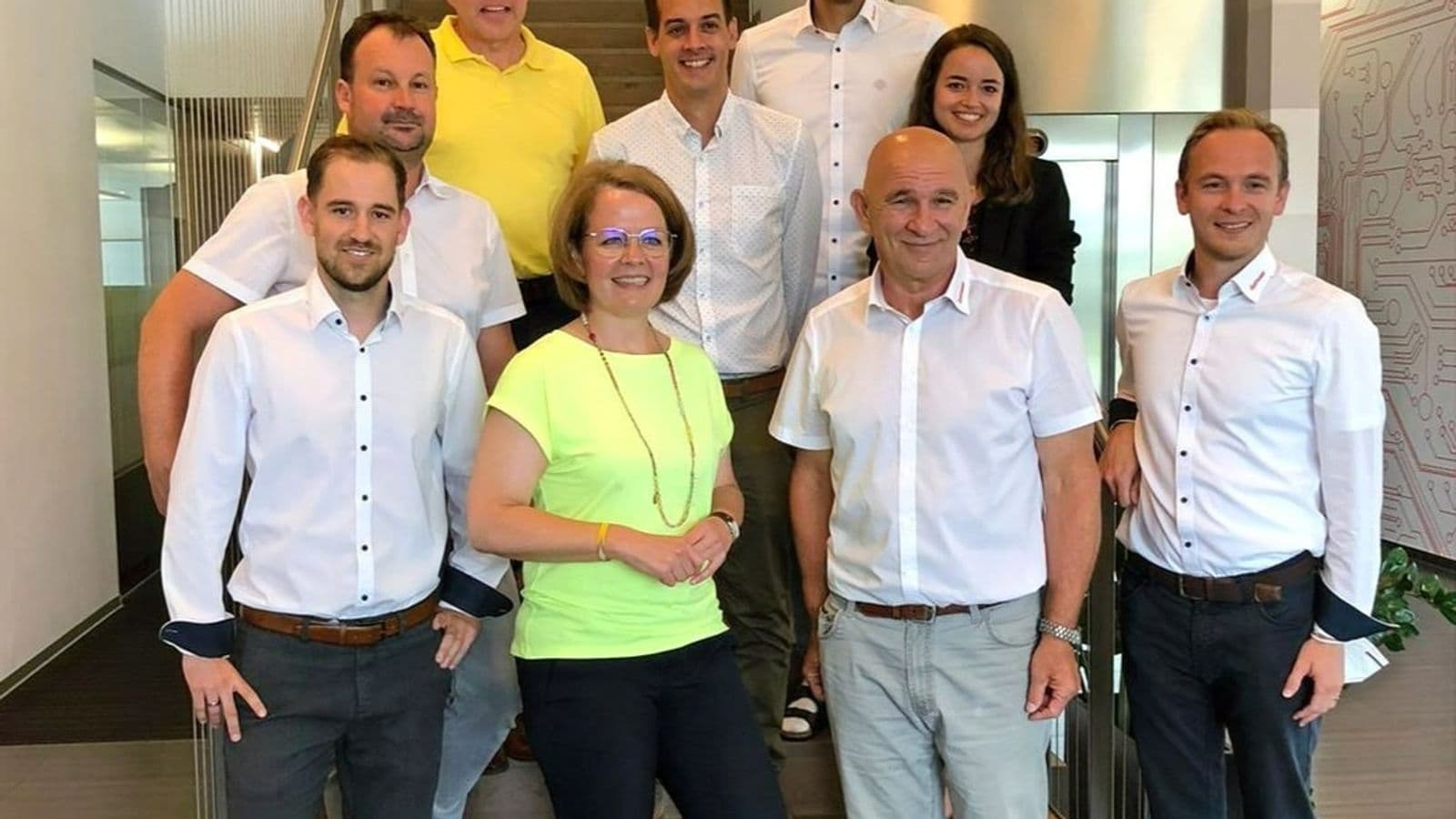 Regional minister Teschl-Hofmeister visiting Gottwald