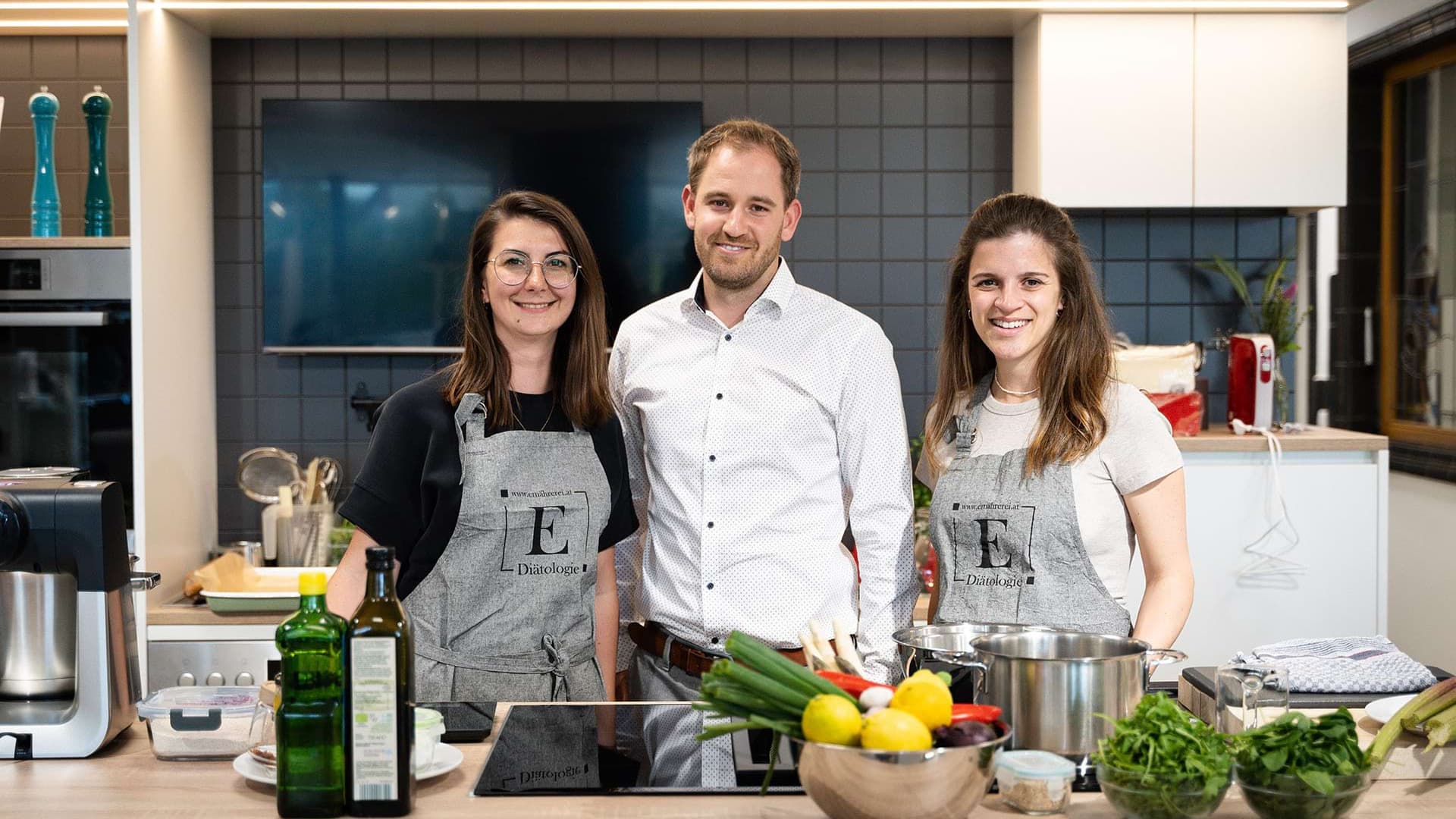 Live cooking show with the "Ernährerei"