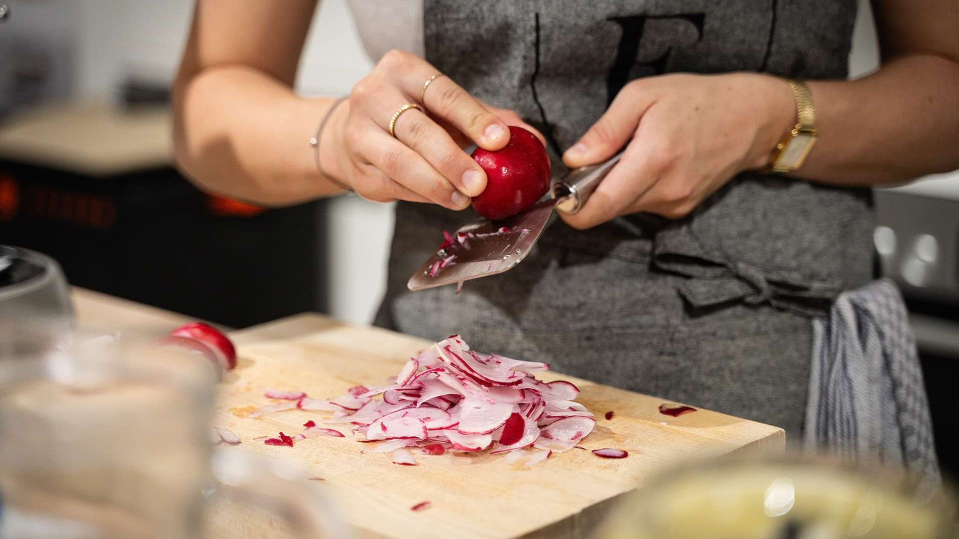 Live cooking show with the "Ernährerei"