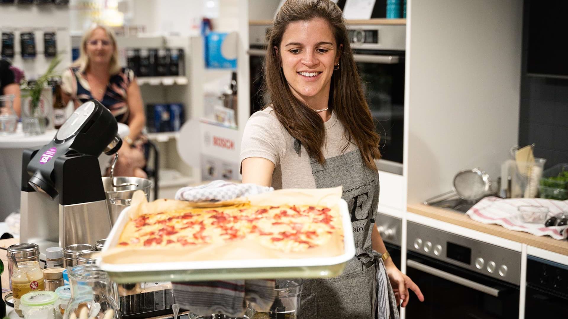 Live cooking show with the "Ernährerei"