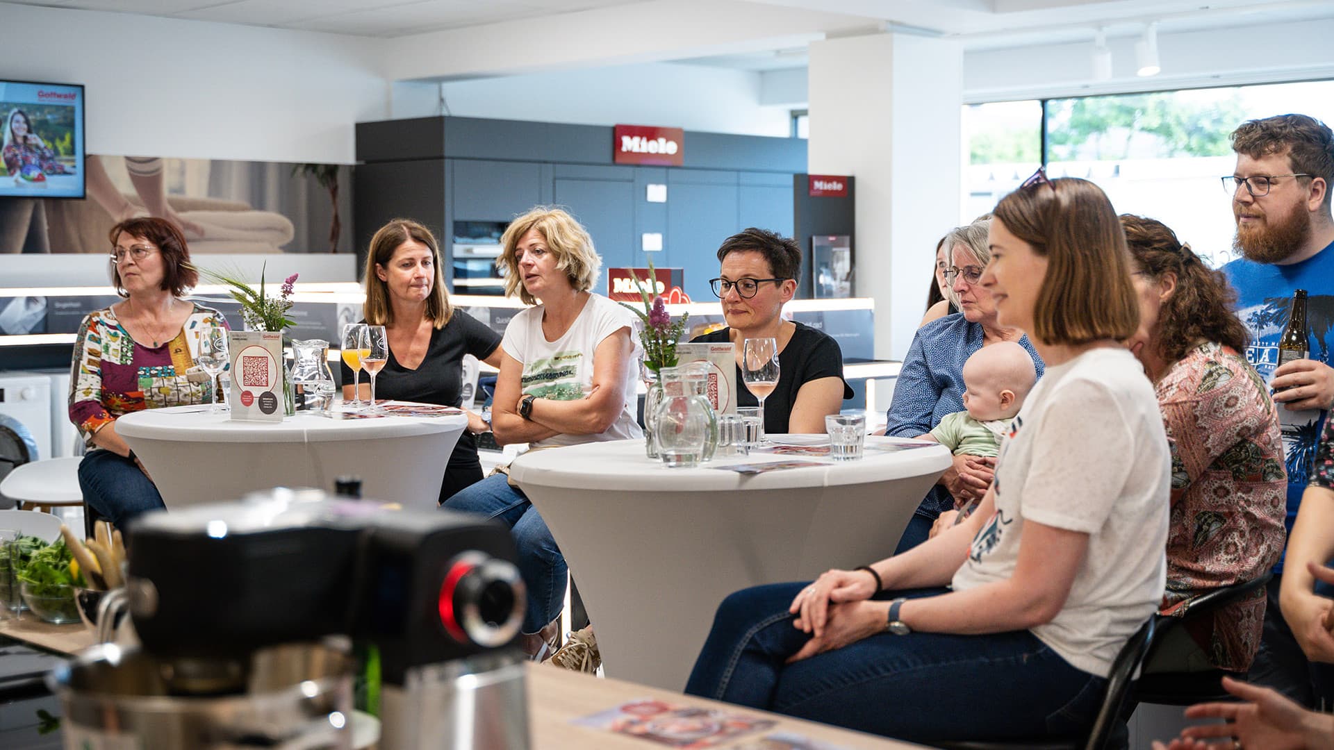 Live cooking show with the "Ernährerei"