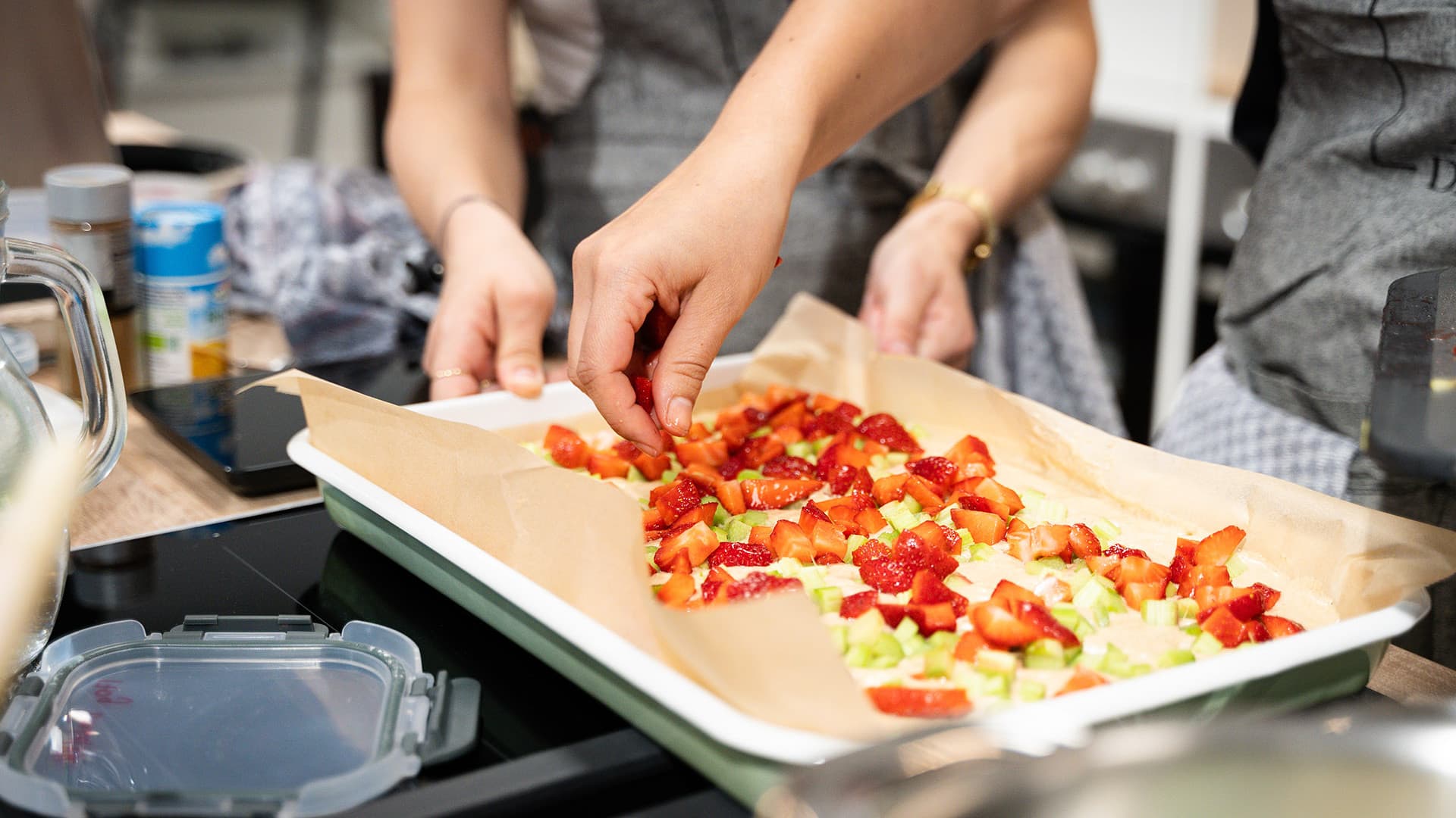 Live cooking show with the "Ernährerei"