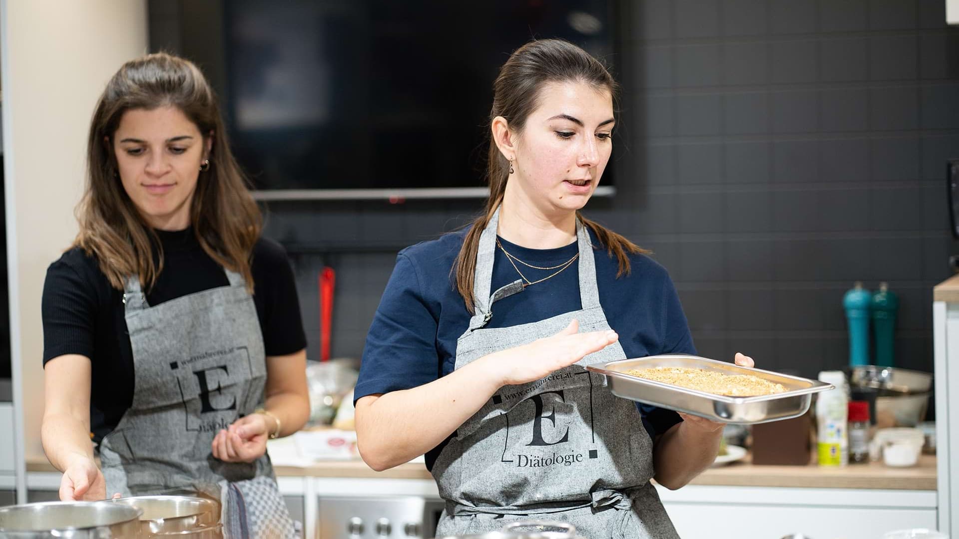 Live cooking show with the "Ernährerei"