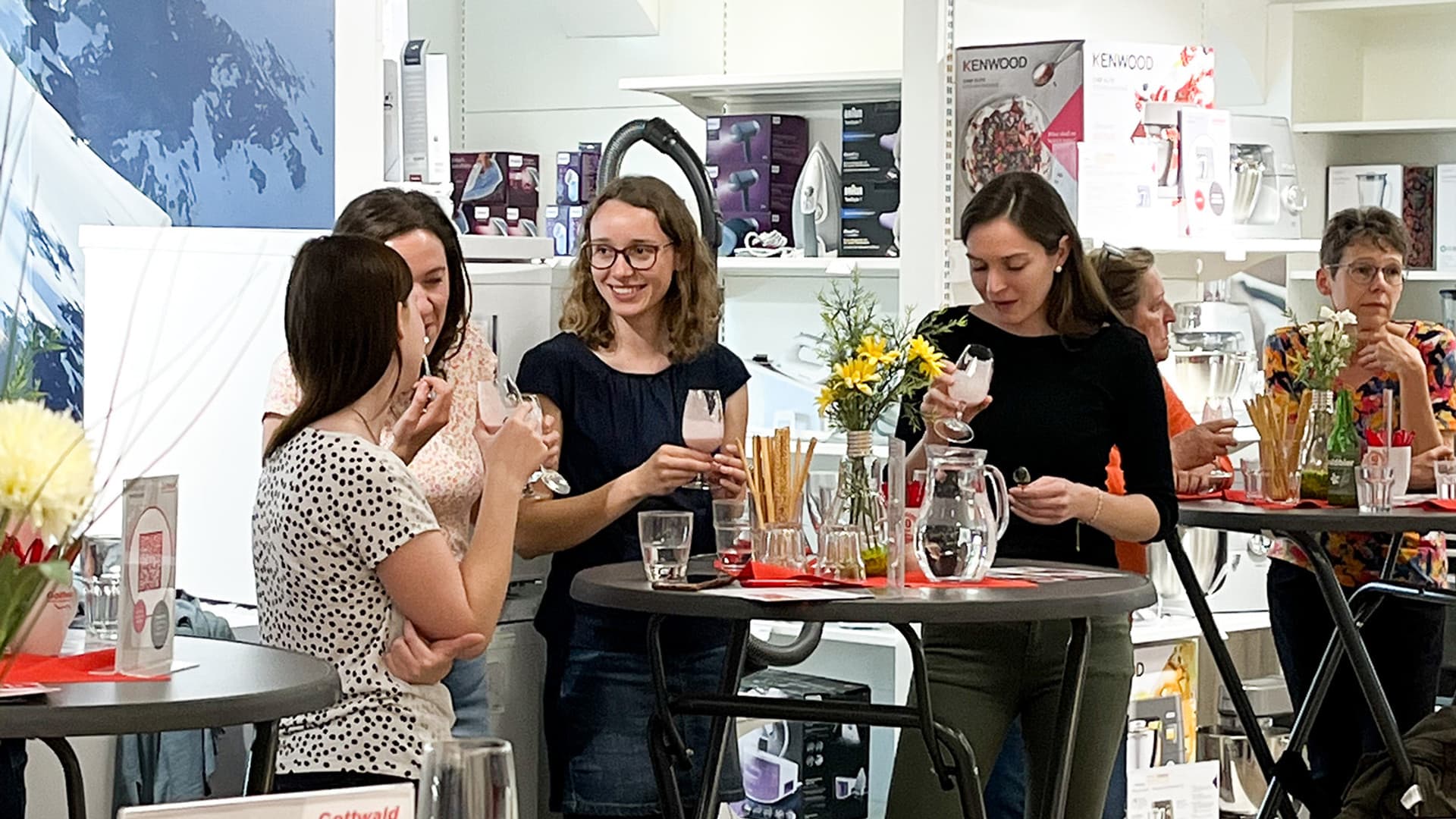 Live cooking show with the "Ernährerei"