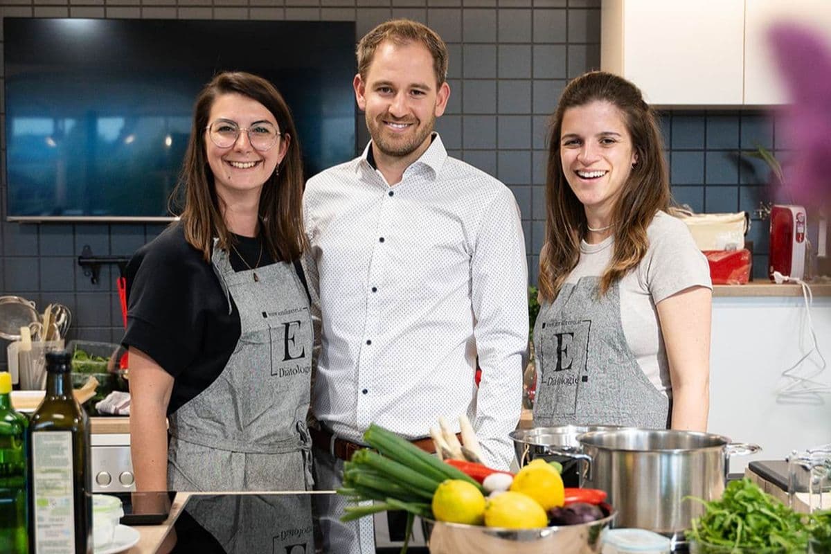 Live cooking show with the "Ernährerei"
